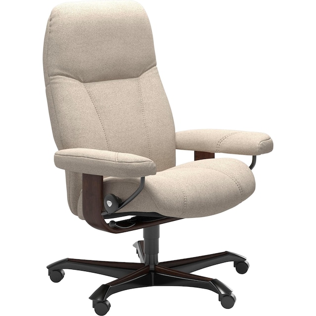 kaufen Braun Stressless® Gestell Relaxsessel Office Home Base, Größe M, BAUR »Consul«, mit |