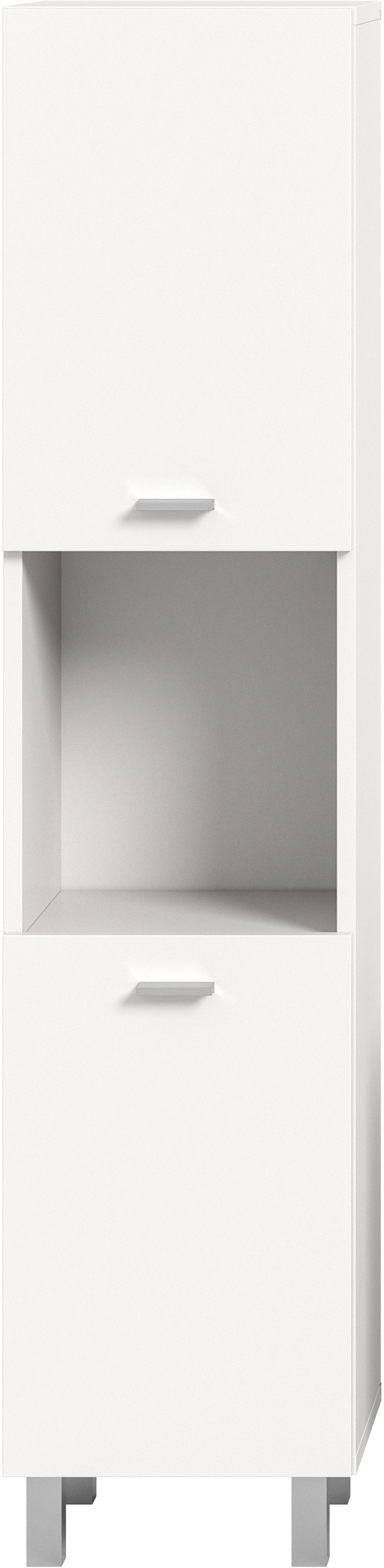 welltime Hochschrank »Tampa, Höhe 125cm, hängend oder stehend montierbar«, Badschrank, Bad-Hängeschrank, Badezimmer, Bad-Möbel