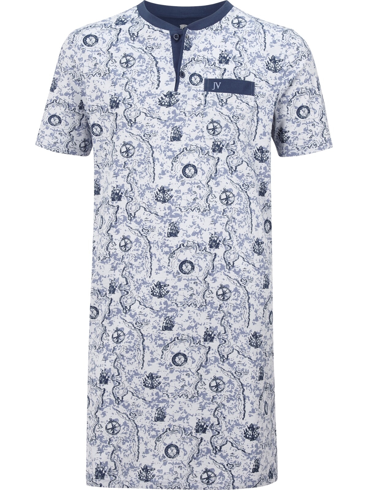 Jan Vanderstorm Pyjama »Nachthemd UNNI«