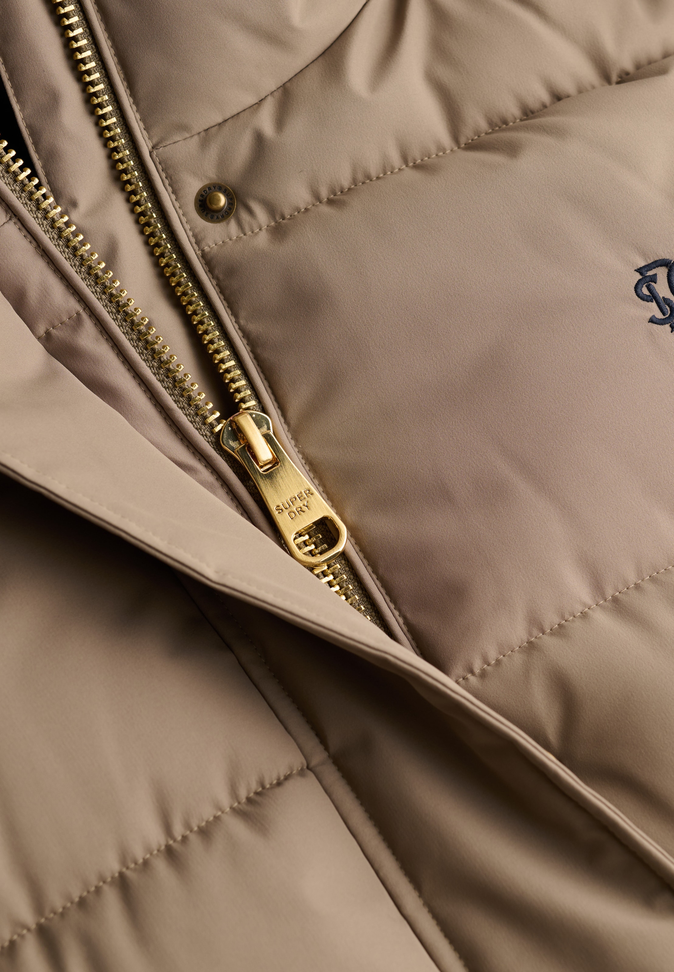 Superdry Steppjacke »PREMIUM HOOD PUFFER JKT« mit Kapuze Kunstfaser, relaxed fit