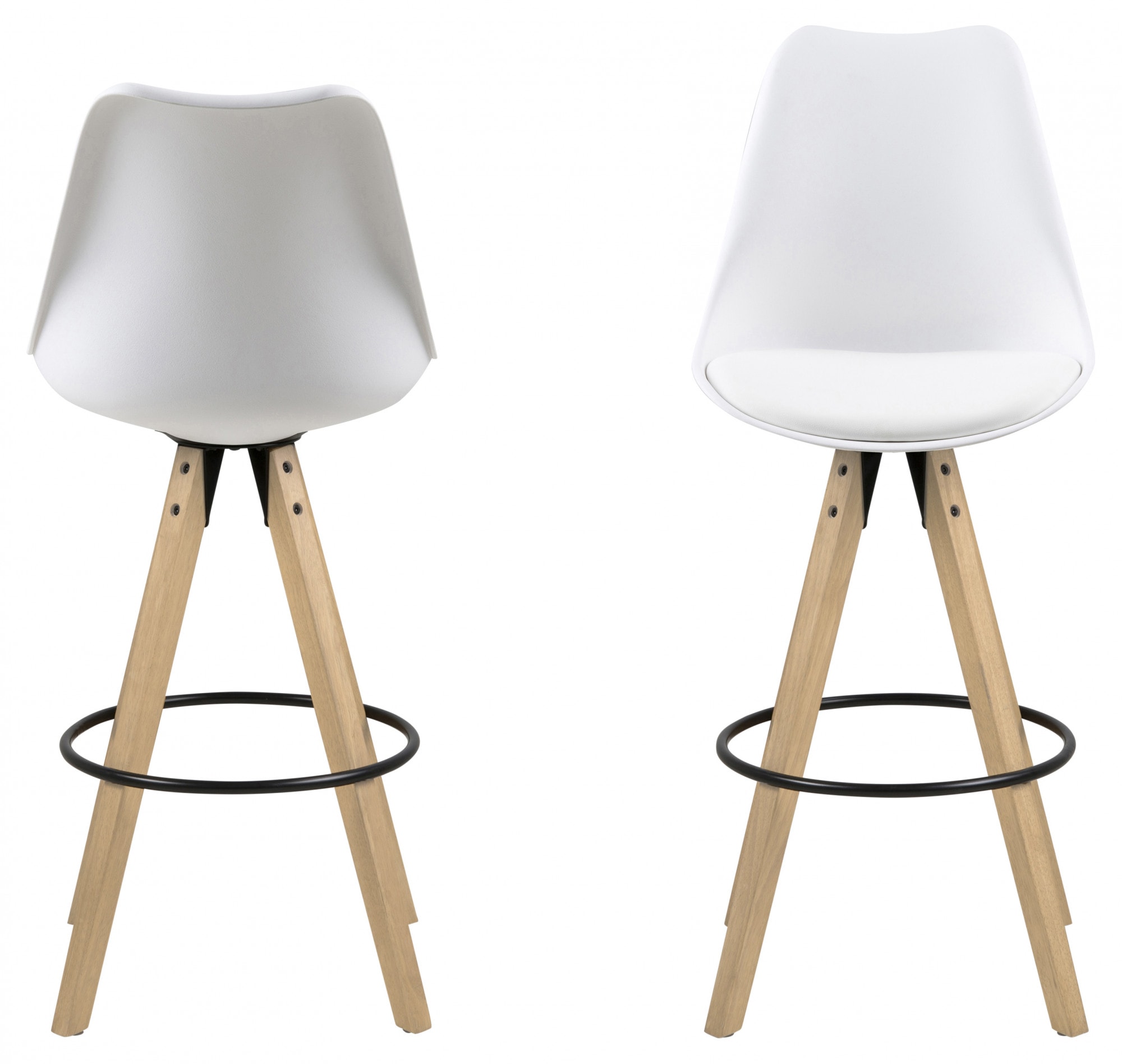 ACTONA GROUP Barhocker "Dian" Set, 2 Stk. tlg. Barstuhl, Organisch geformte günstig online kaufen