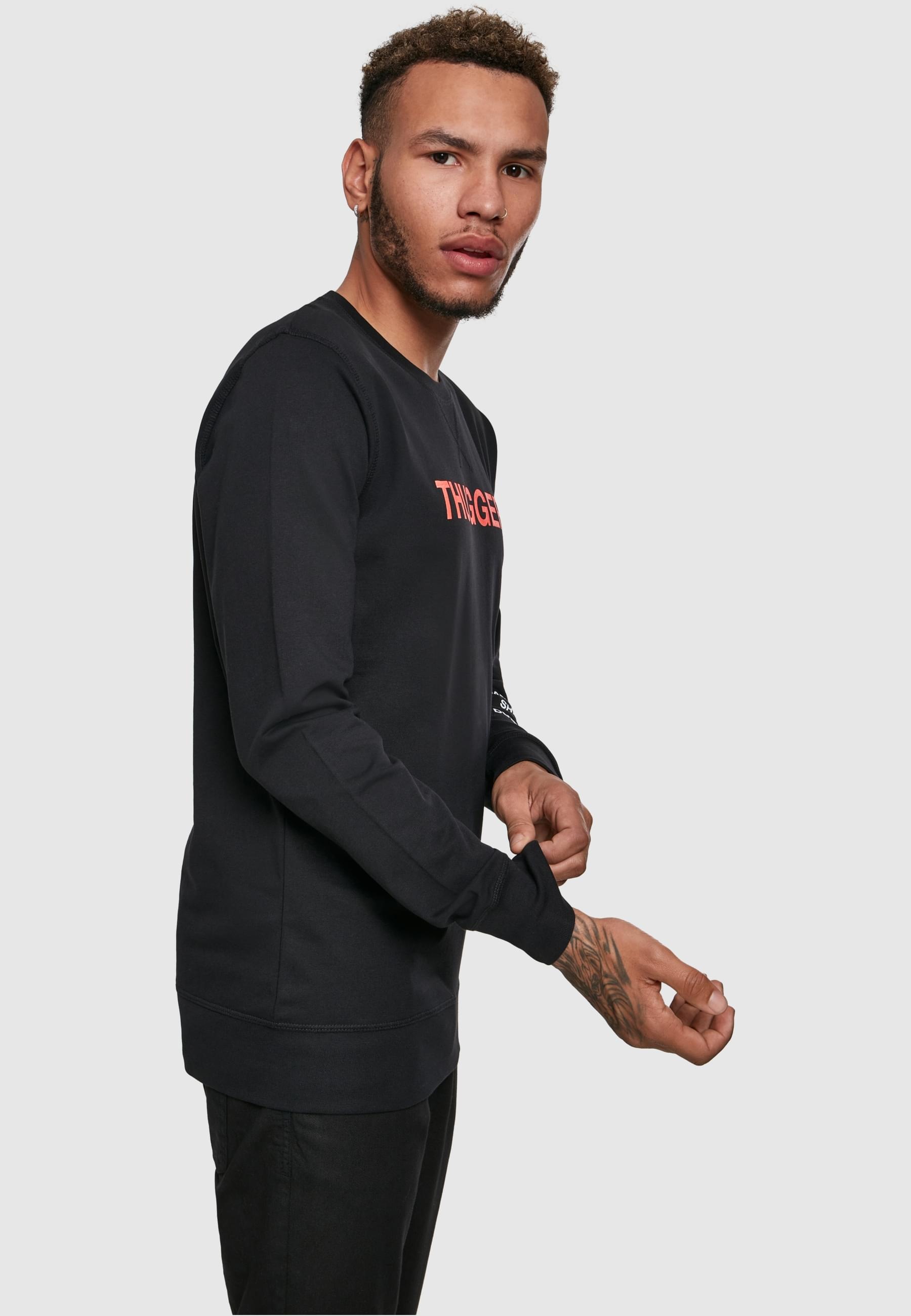 Merchcode Rundhalspullover »Merchcode Herren Thugger Childrose Crewneck«, (1 tlg.)