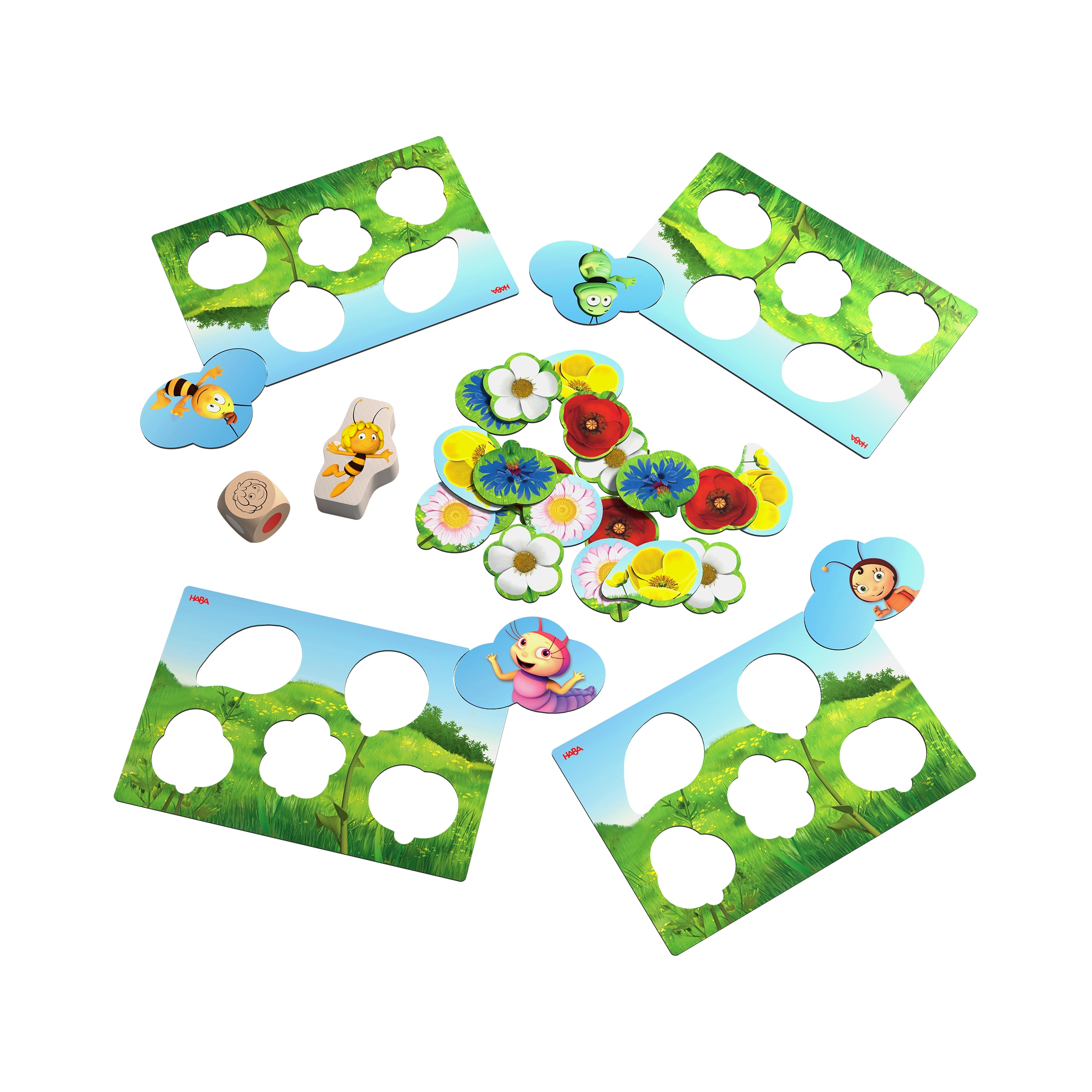 Haba Spiel »Meine ersten Spiele – Biene Maja Blumenwiese«