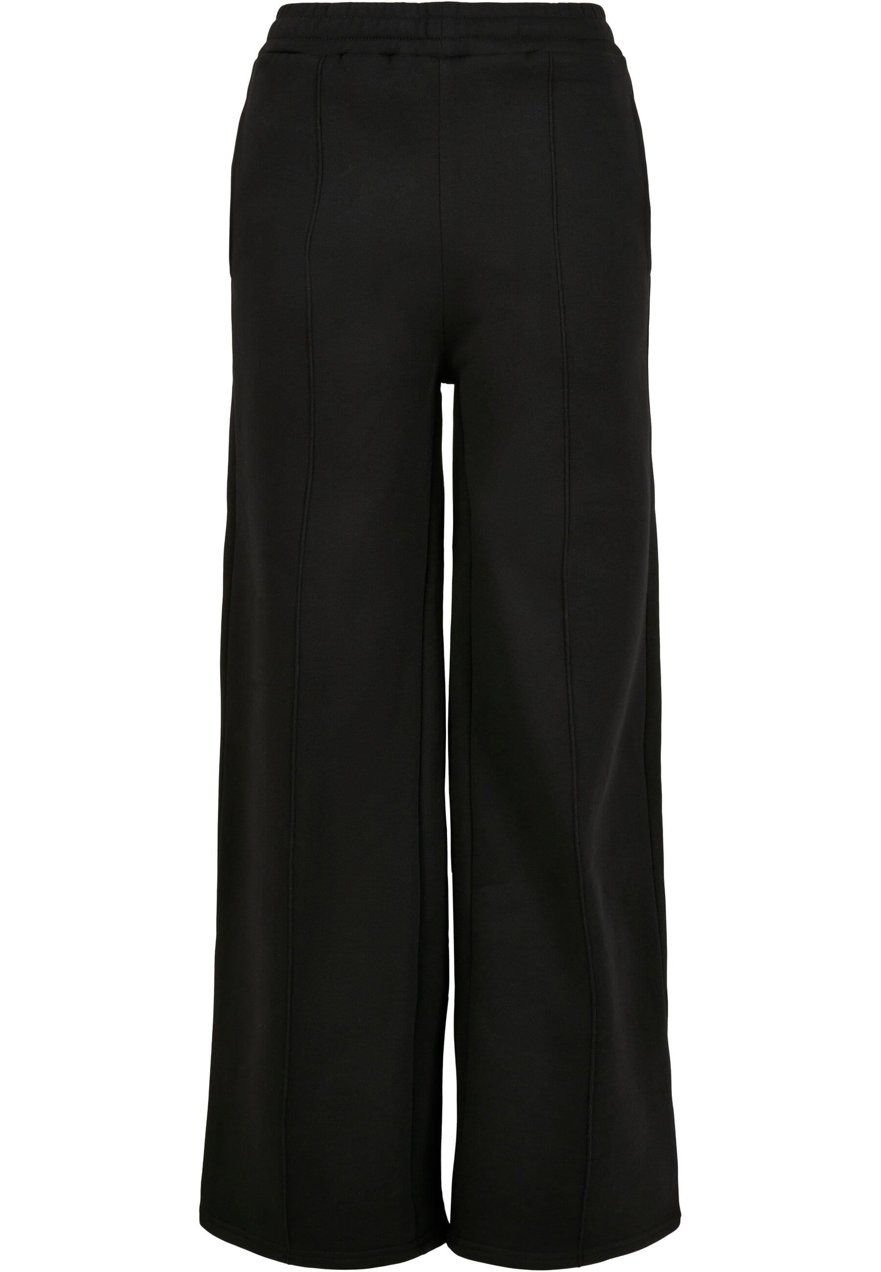 URBAN CLASSICS Stoffhose "Urban Classics Damen Ladies Straight Pin Tuck Sweat Pants", (1 tlg.)