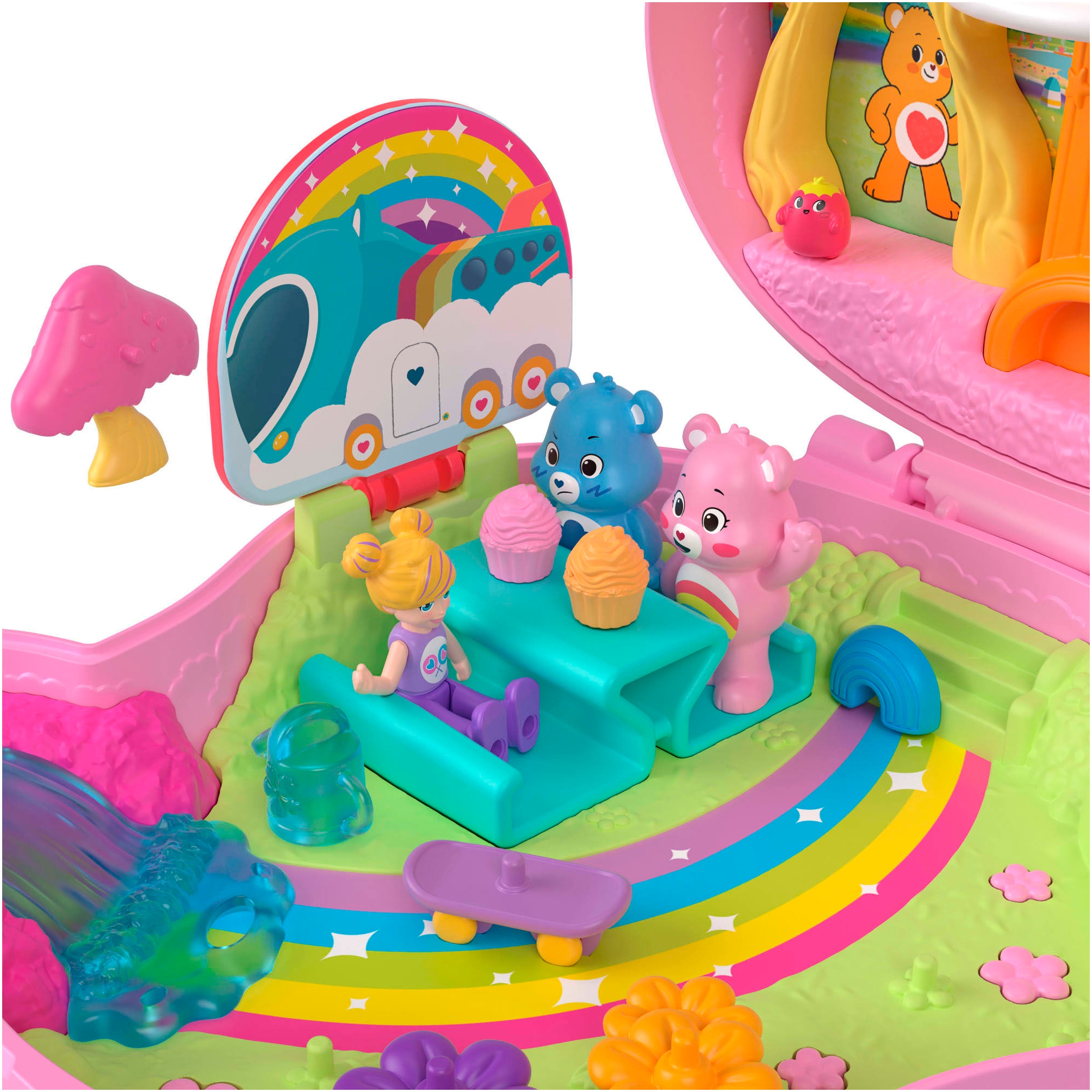 Polly Pocket Spielwelt »Glücksbärchis Schatulle«