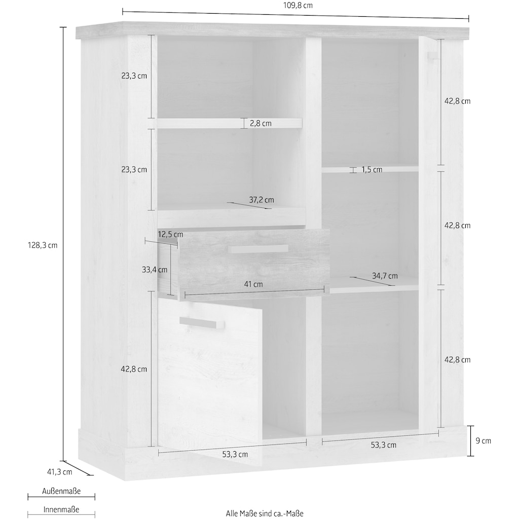 FORTE Highboard »Duro«