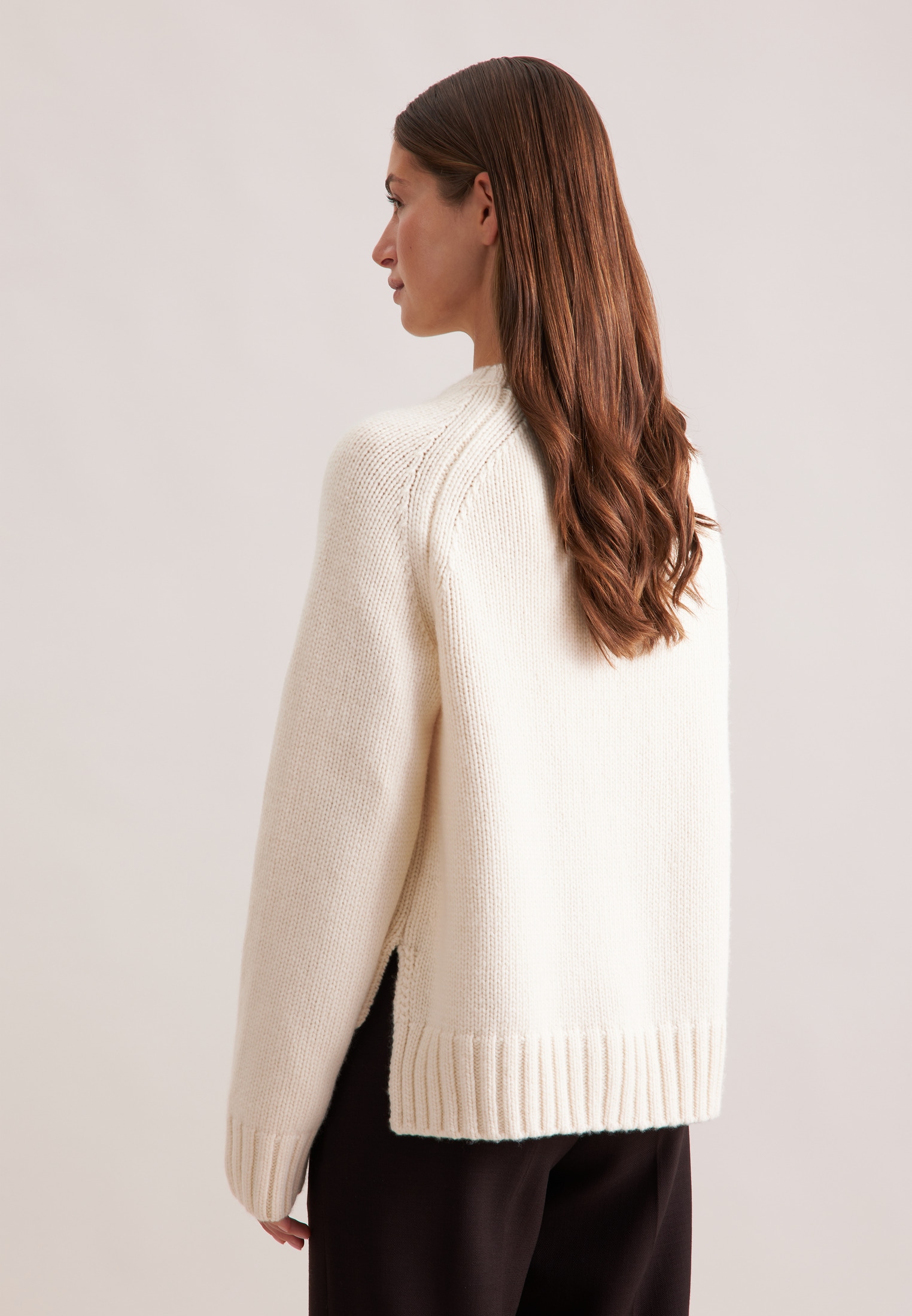 seidensticker Strickpullover 1/1 Rundhals Uni