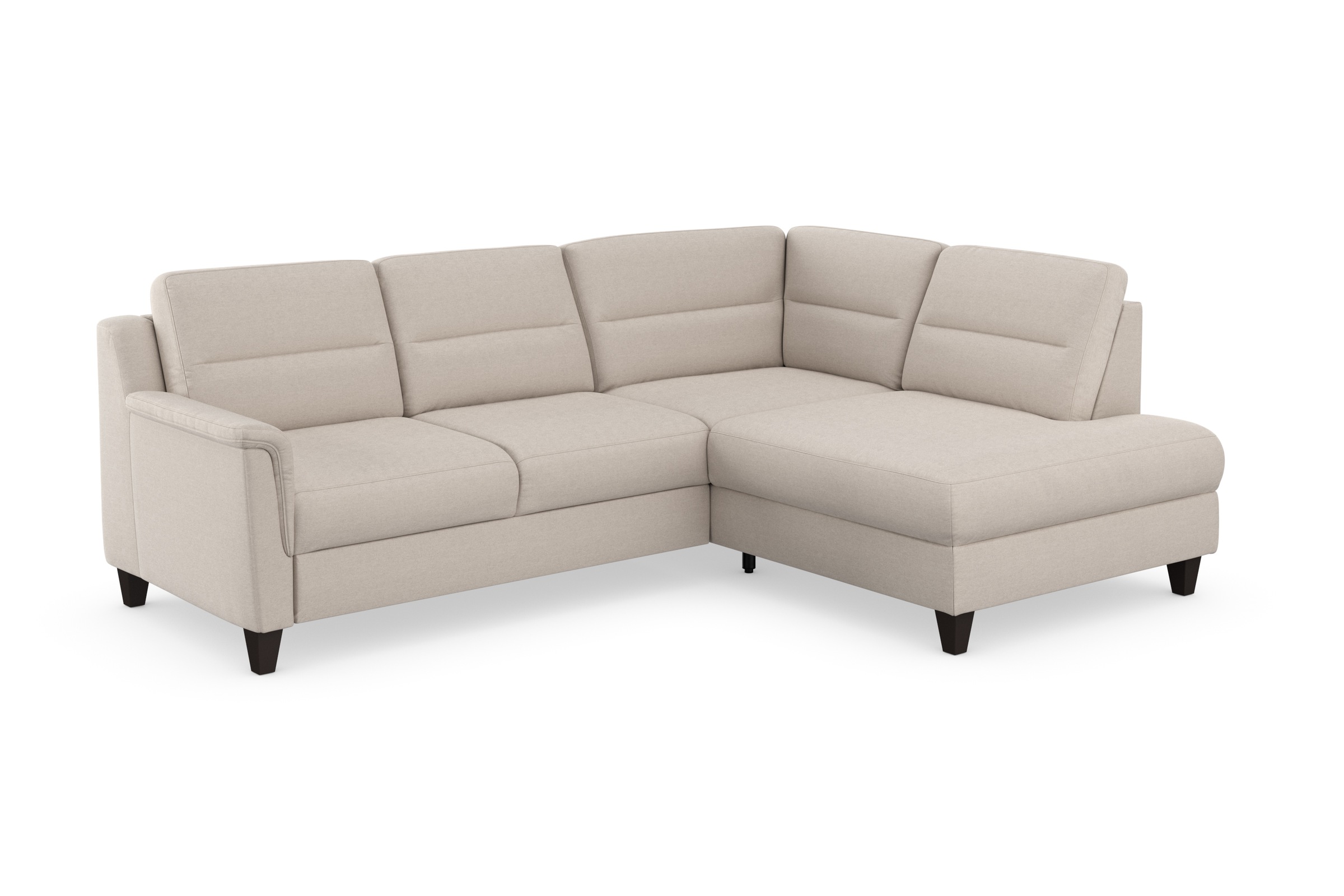 sit&more Ecksofa »Farö L-Form« inklusive Federkern, wahlweise mit Bettfunktion und Bettkasten