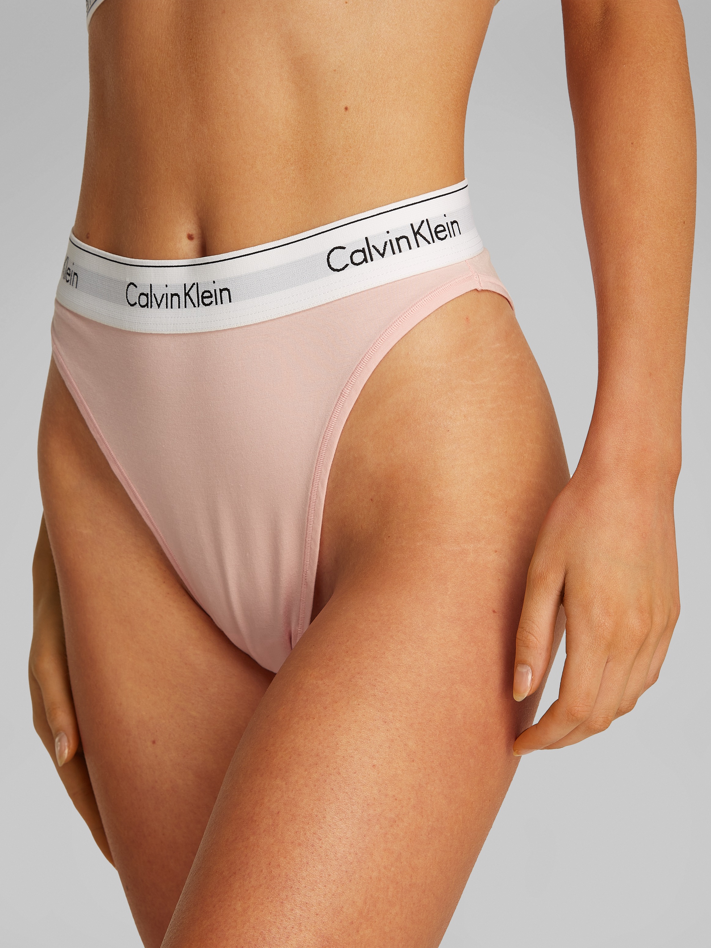 Calvin Klein Underwear Slip "HIGH LEG BIKINI SLIP" mit hohem Beinausschnitt günstig online kaufen