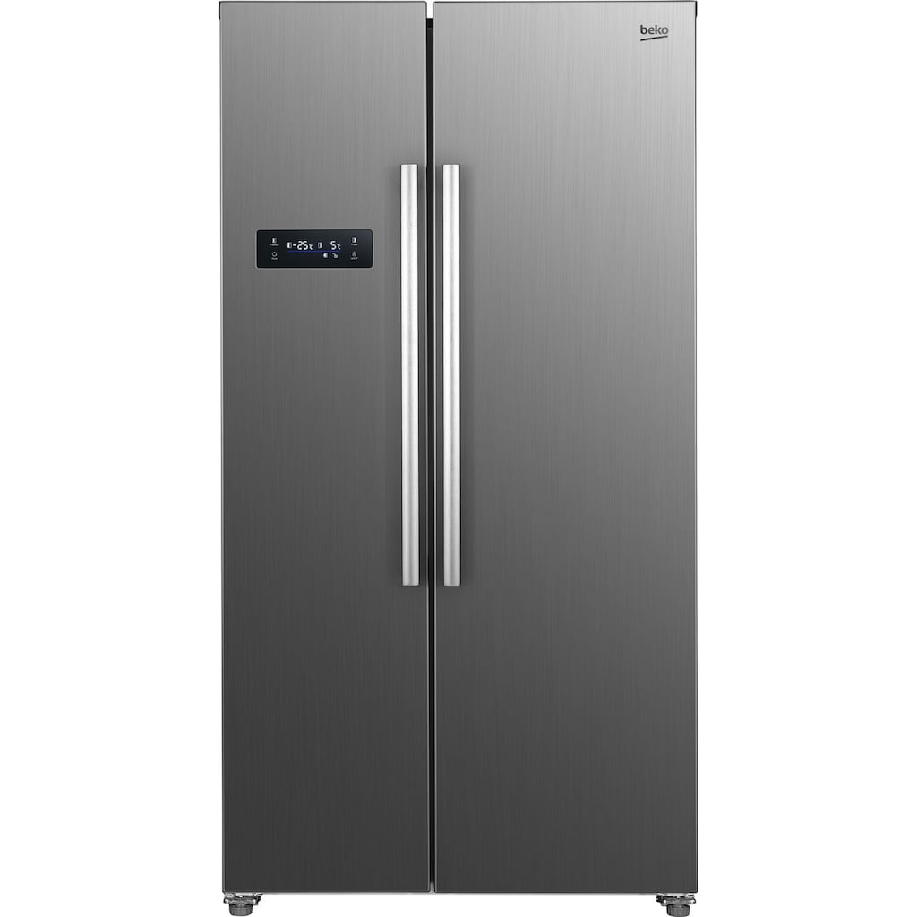 BEKO Side-by-Side »GNO4331XPN«, GNO4331XPN, 177 cm hoch, 90 cm breit