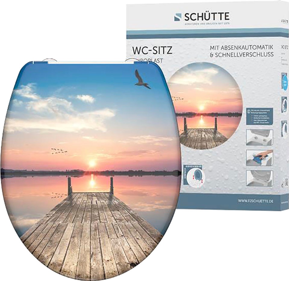 Schütte Schütte WC-Sitz »SUNSET SKY« bruchsich...