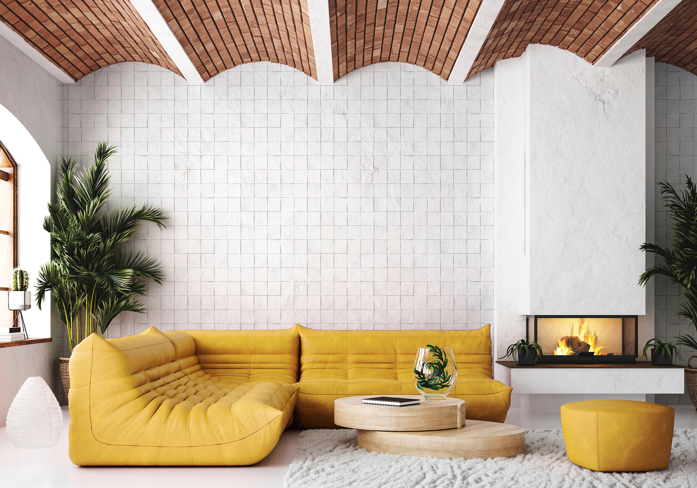 Marburg Fototapete "Tile" matt glatt moderne Tapete für Wohnzimmer Schlafzi günstig online kaufen