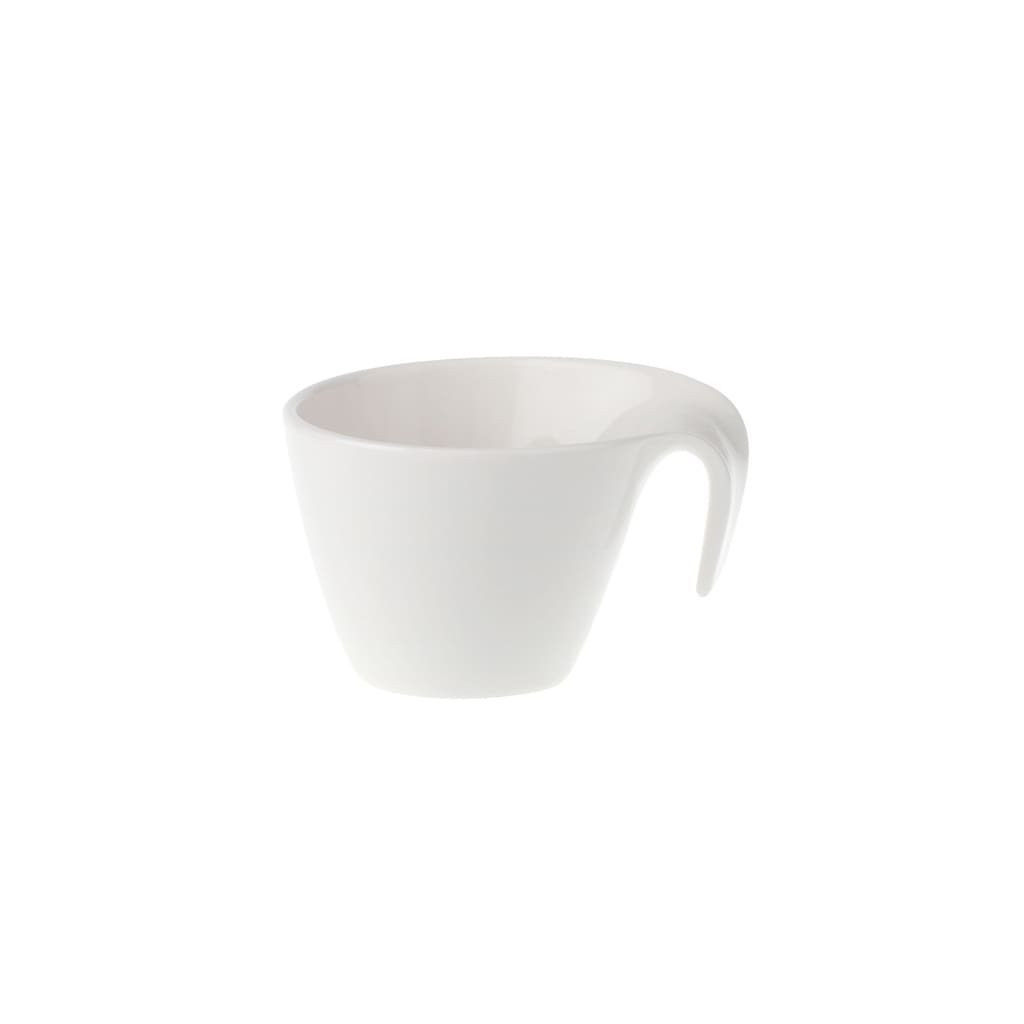 VILLEROY & BOCH Tasse "Kaffeetasse Flow 200 ml weiß", weiß, Trinkgefäße
