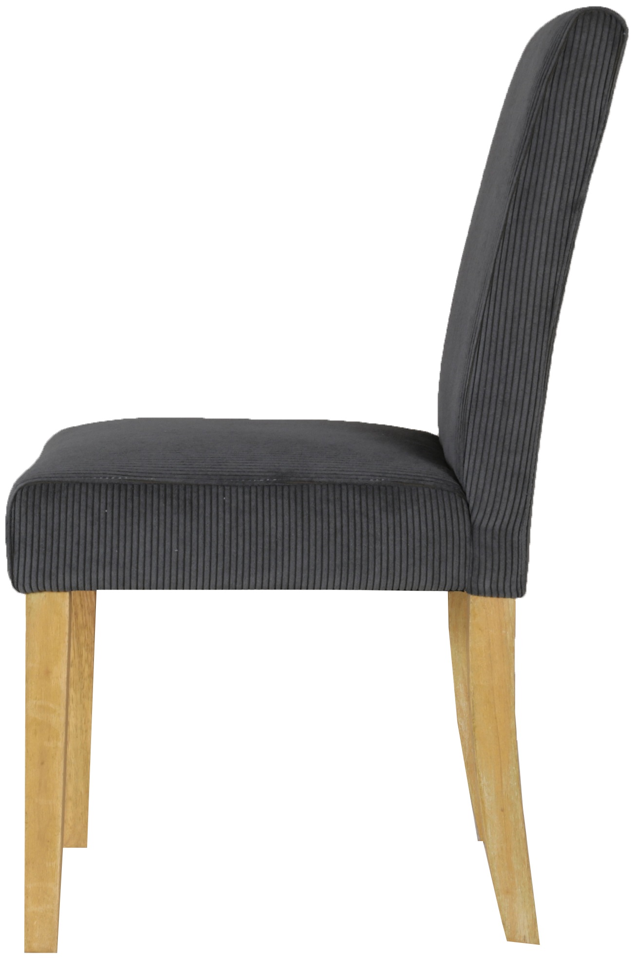 Home affaire Esszimmerstuhl »Winikon, TOPSELLER!«, (Set), 4 St., Cord, Massivholzgestell, moderner Cordbezug, bequem gepolstert