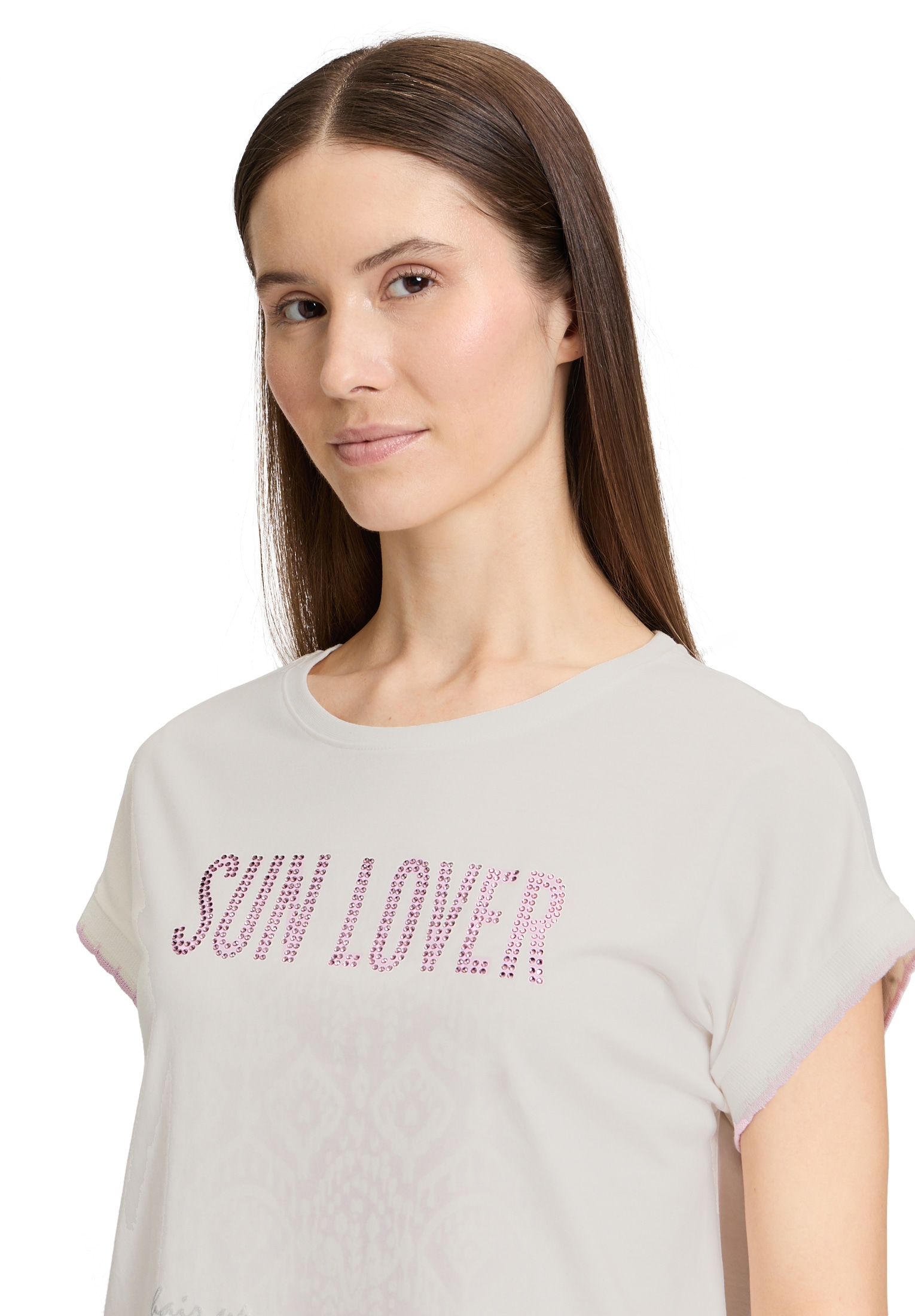 Cartoon Kurzarmshirt »Cartoon Printshirt mit Rundhalsausschnitt«, (1 tlg.), Rippbündchen