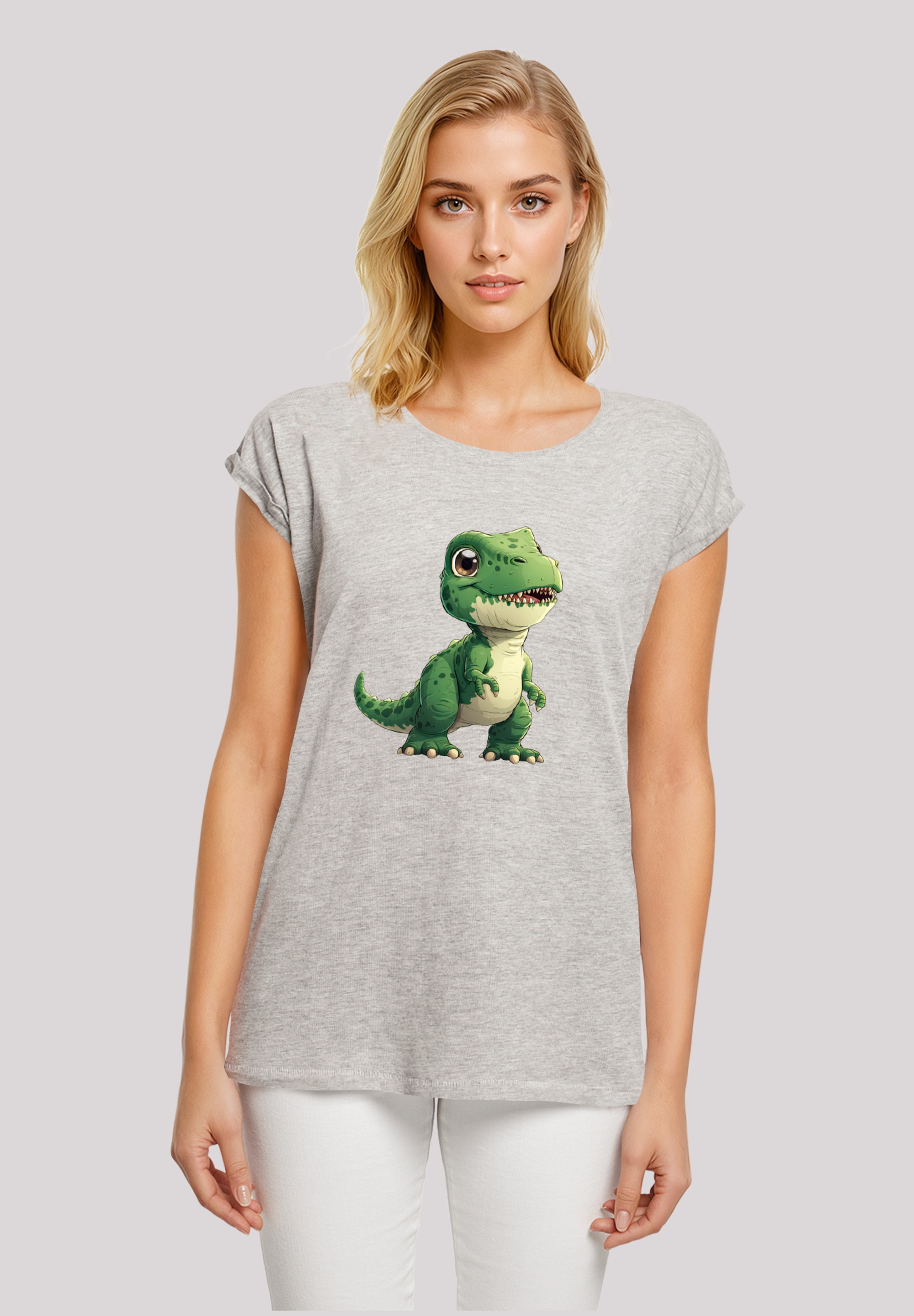 F4NT4STIC T-Shirt "Süßer grüner Dino", Premium Qualität günstig online kaufen