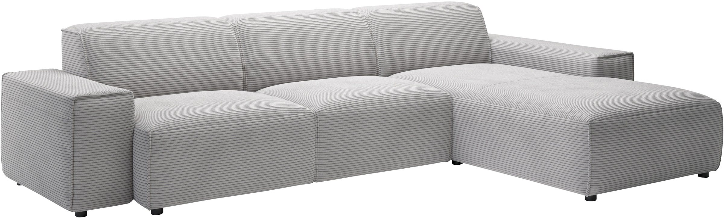 andas Ecksofa »Glimminge auch in Breitcord, Feincord, Bouclé + Easy care-Bezug«, L-Form, Breite 294, Zierkissen