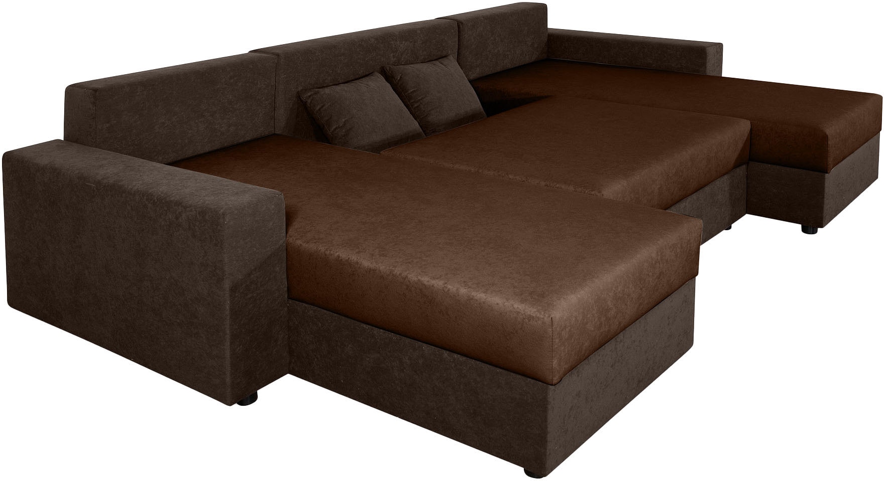COLLECTION AB Wohnlandschaft »Pico U-Form«, Wohnlandschaft,2 X Ottomane,Polyätherschaum Polsterung