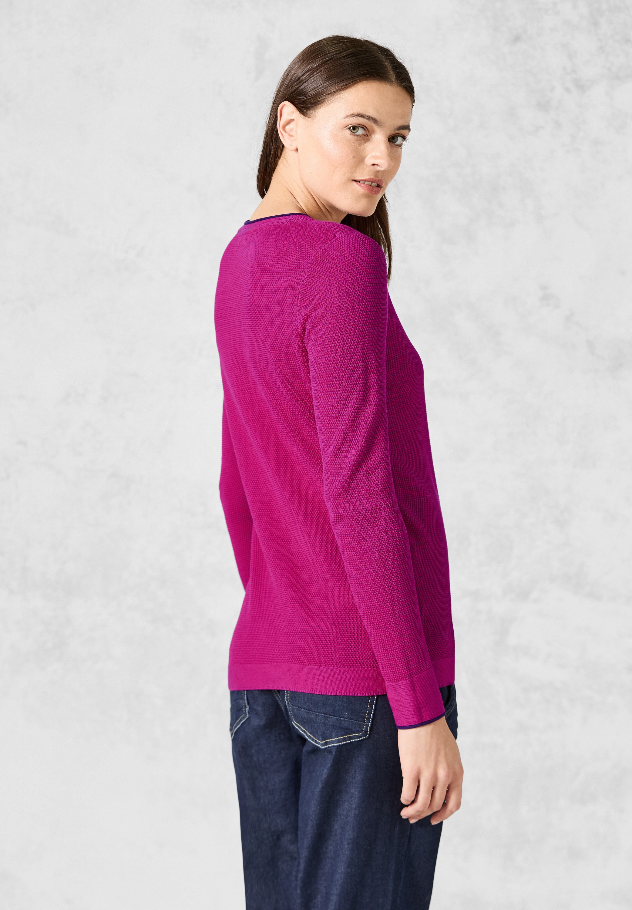 Cecil Strickpullover, im soften Baumwoll-Mix