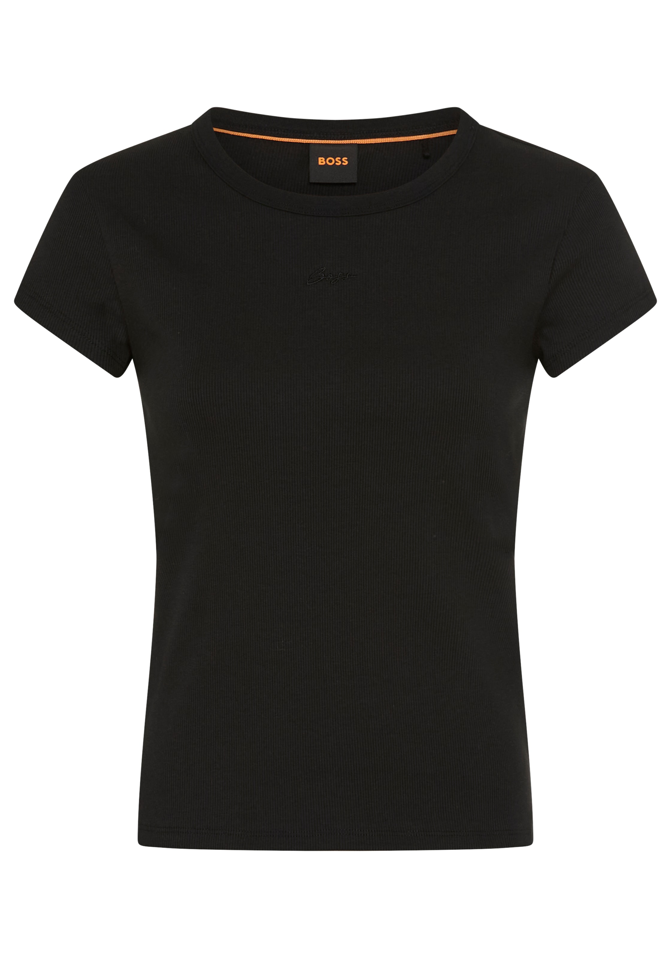 BOSS ORANGE "Ecute Premium Damenmode" Slim Fit mit Rundhalsausschnitt