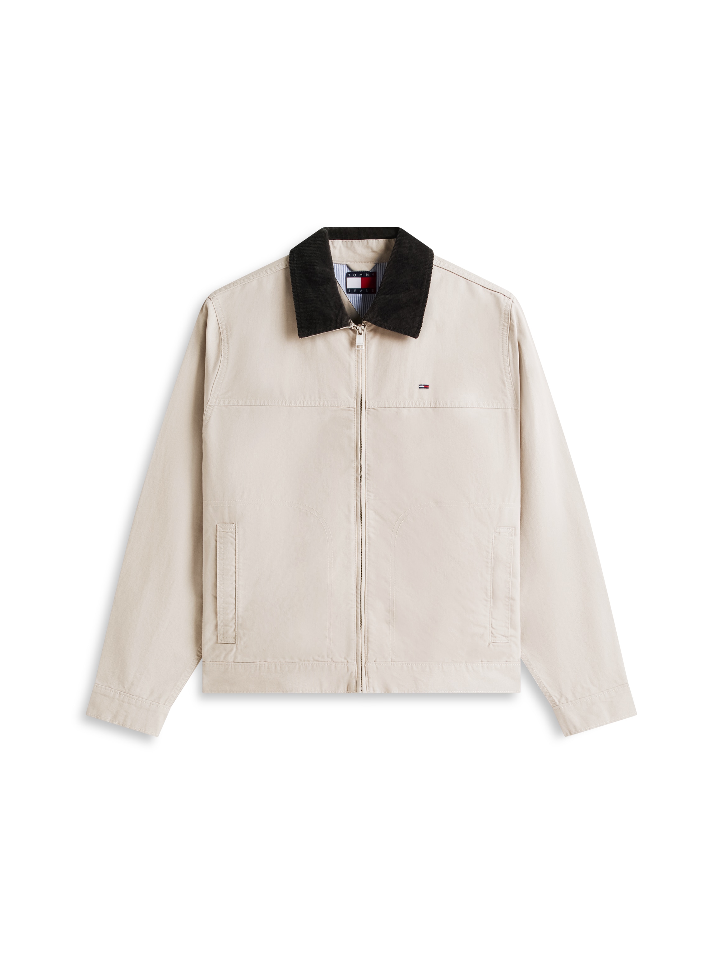 Tommy Jeans Blouson »TJM REGULAR COTTON RANCH« ohne Kapuze Regular fit mit Umlegekragen