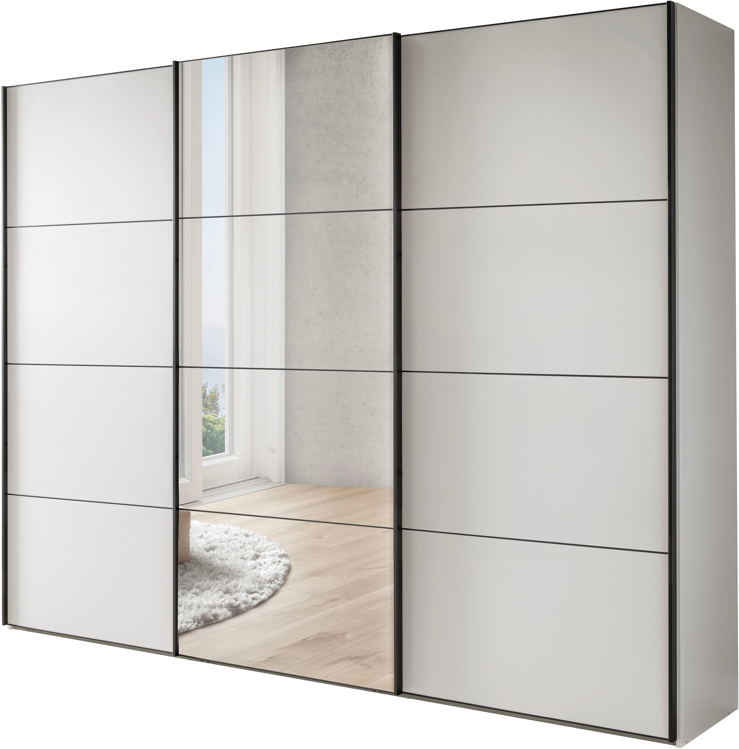 WIEMANN Schwebetürenschrank "Phoenix, Made in Germany, modernes Design, Hig günstig online kaufen