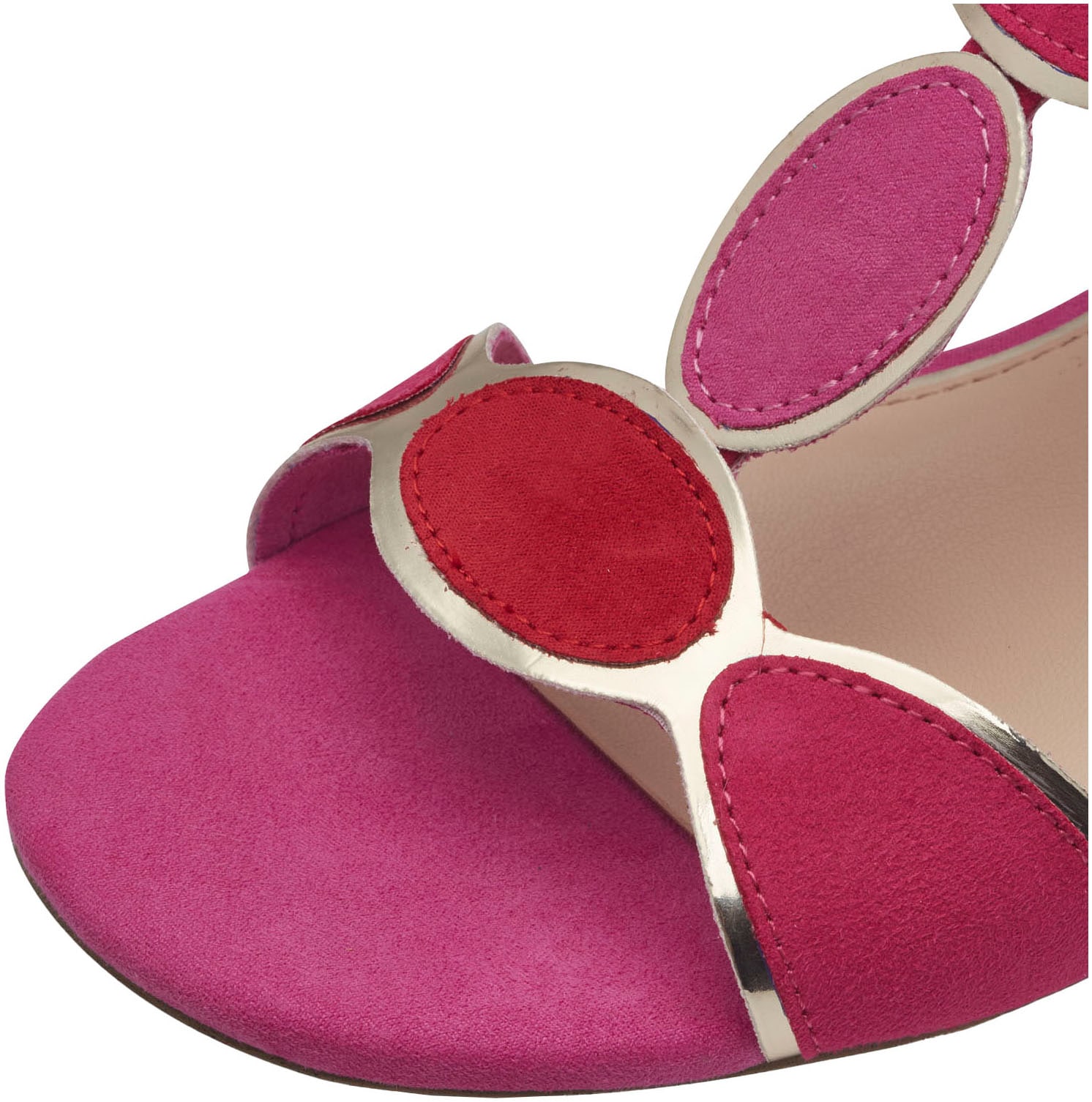 MARCO TOZZI Sandalette, Blockabsatz, Sommerschuh, Riemchensandale mit verstellbarer Schnalle