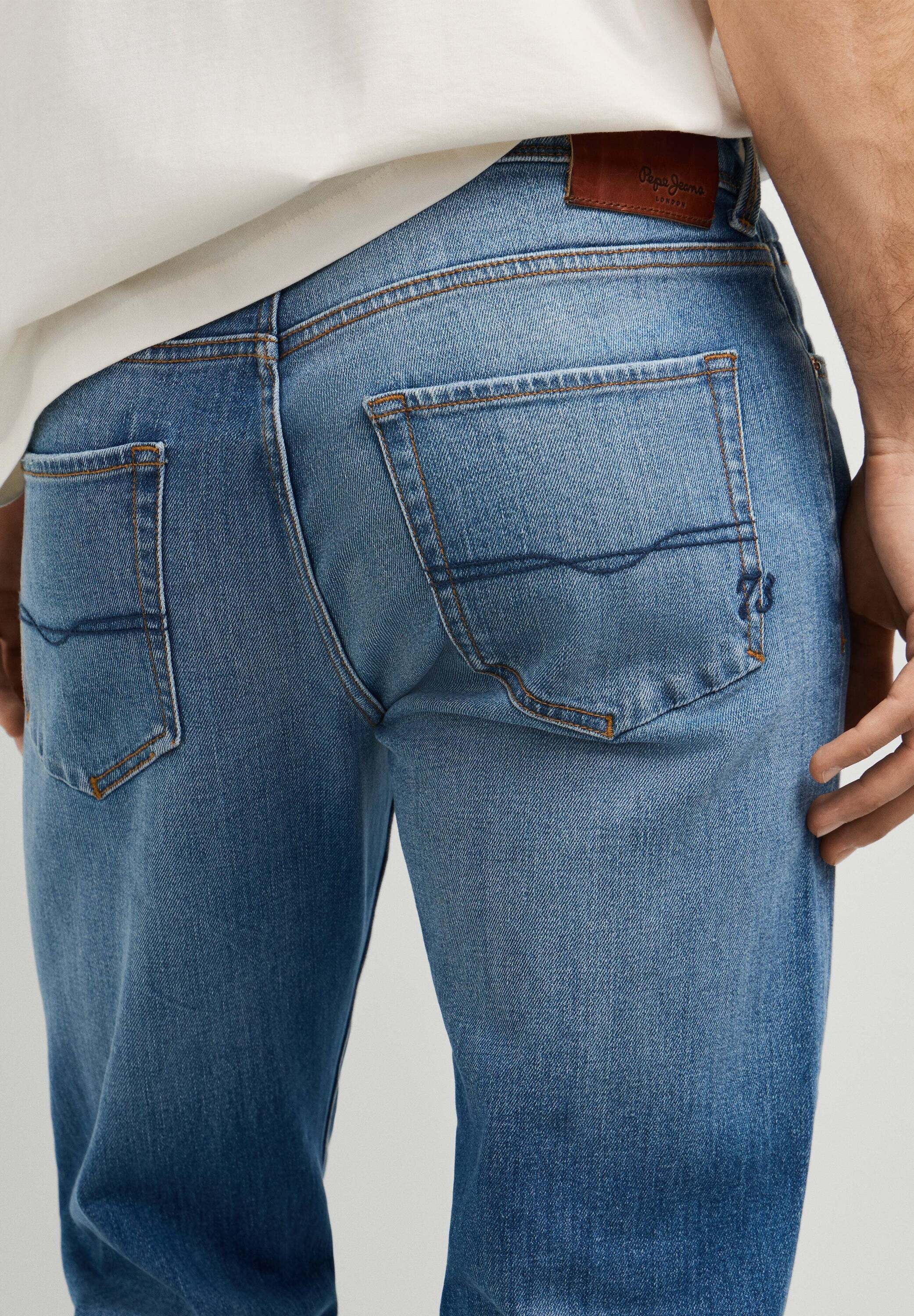Pepe Jeans 1100000002199 »relaxed fit jeans STRAIGHT JEANS CASH BRIT MEDIUM«