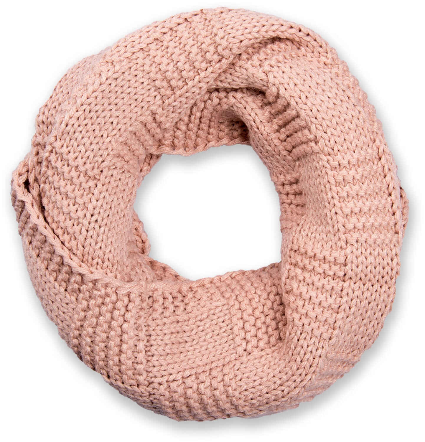 styleBREAKER Strickschal "Feinstrick Loop mit Patentmuster" 1 Stk.