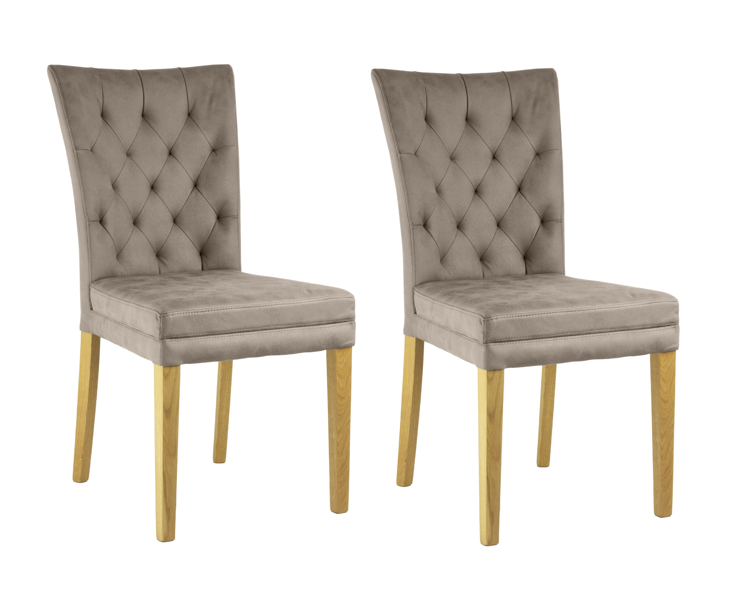 Home affaire 4-Fußstuhl "Colorado" (Set) 2 Stk. Microfaser bequeme Polsteru günstig online kaufen