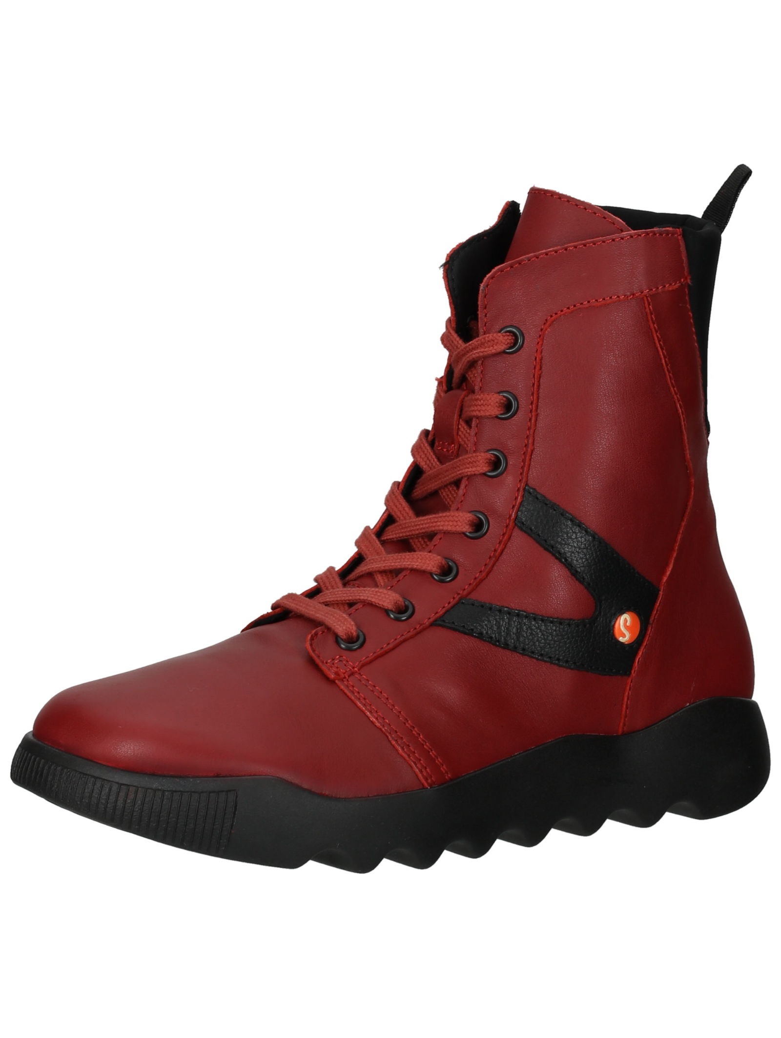 softinos Schnürstiefelette "softinos Stiefelette Leder/Textil" günstig online kaufen