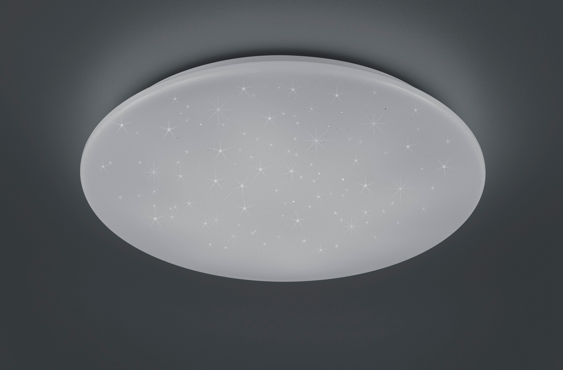 Deckenleuchte LED Sternenlichteffekt, »Kato«, 1 dimmbar Fernbedienung, BAUR Leuchten weiß, flammig-flammig, Deckenlampe, TRIO |