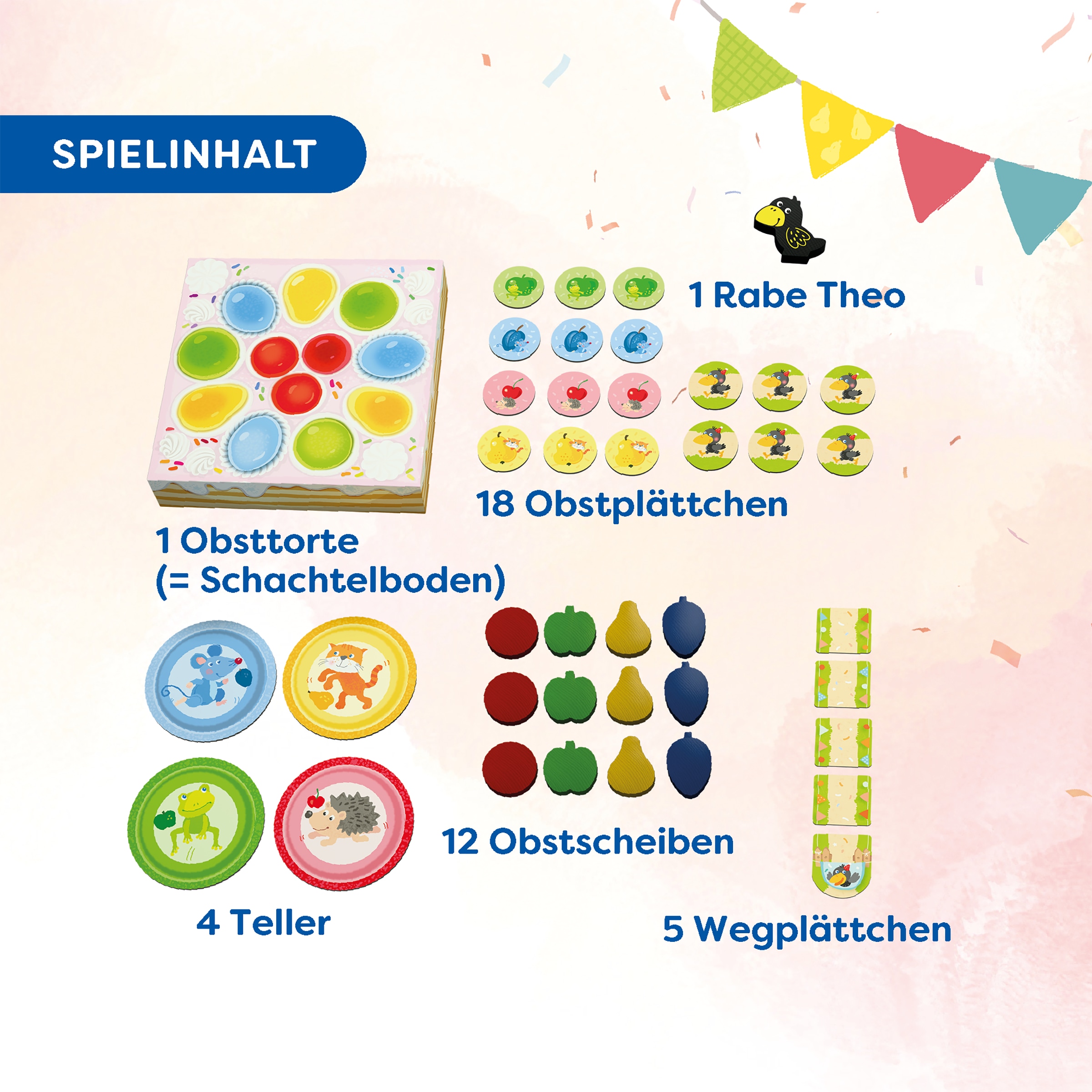 Haba Spiel »Meine ersten Spiele Theos Torte« Made in Germany