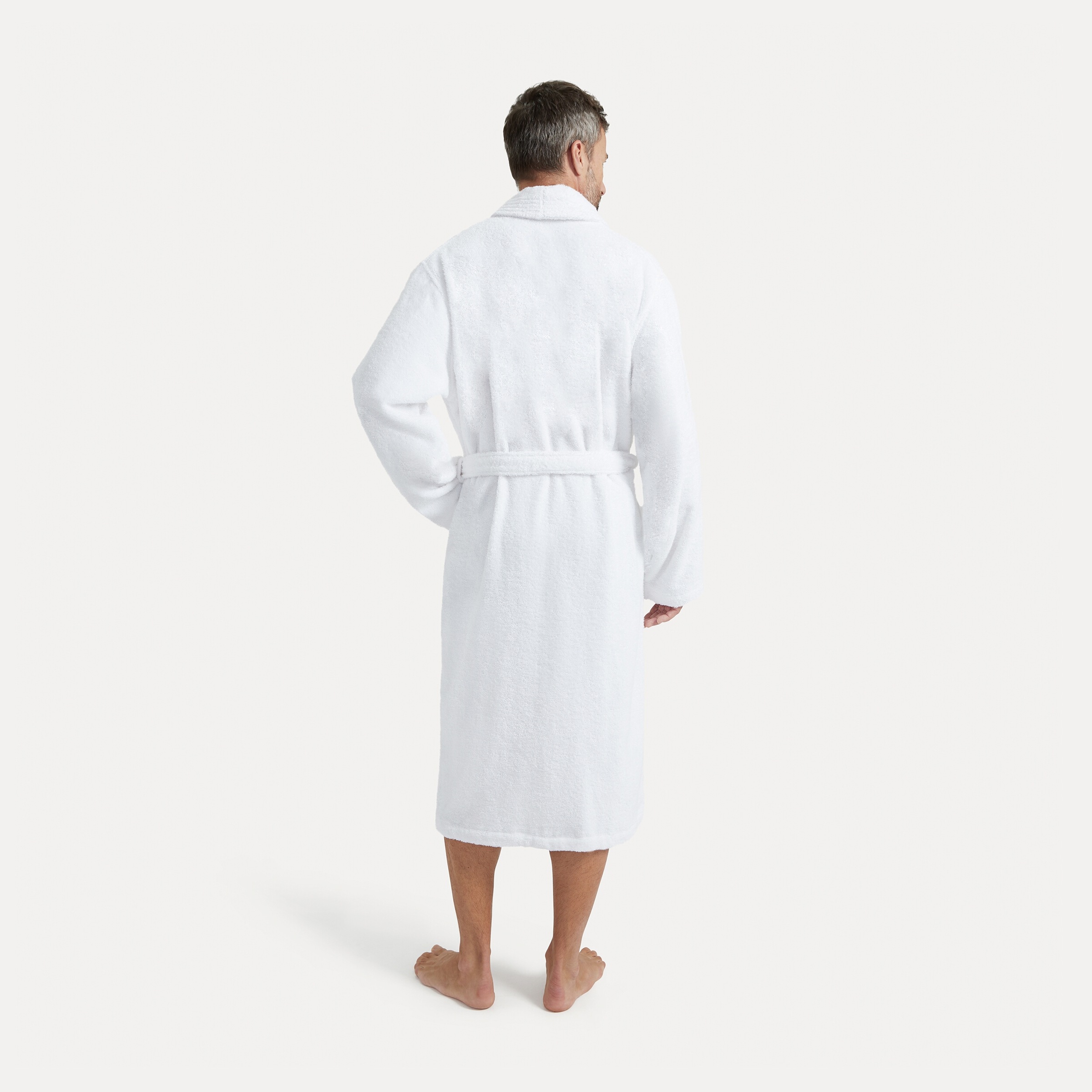 Möve Unisex-Bademantel »Basic«, (1 St.), mit Schalkragen
