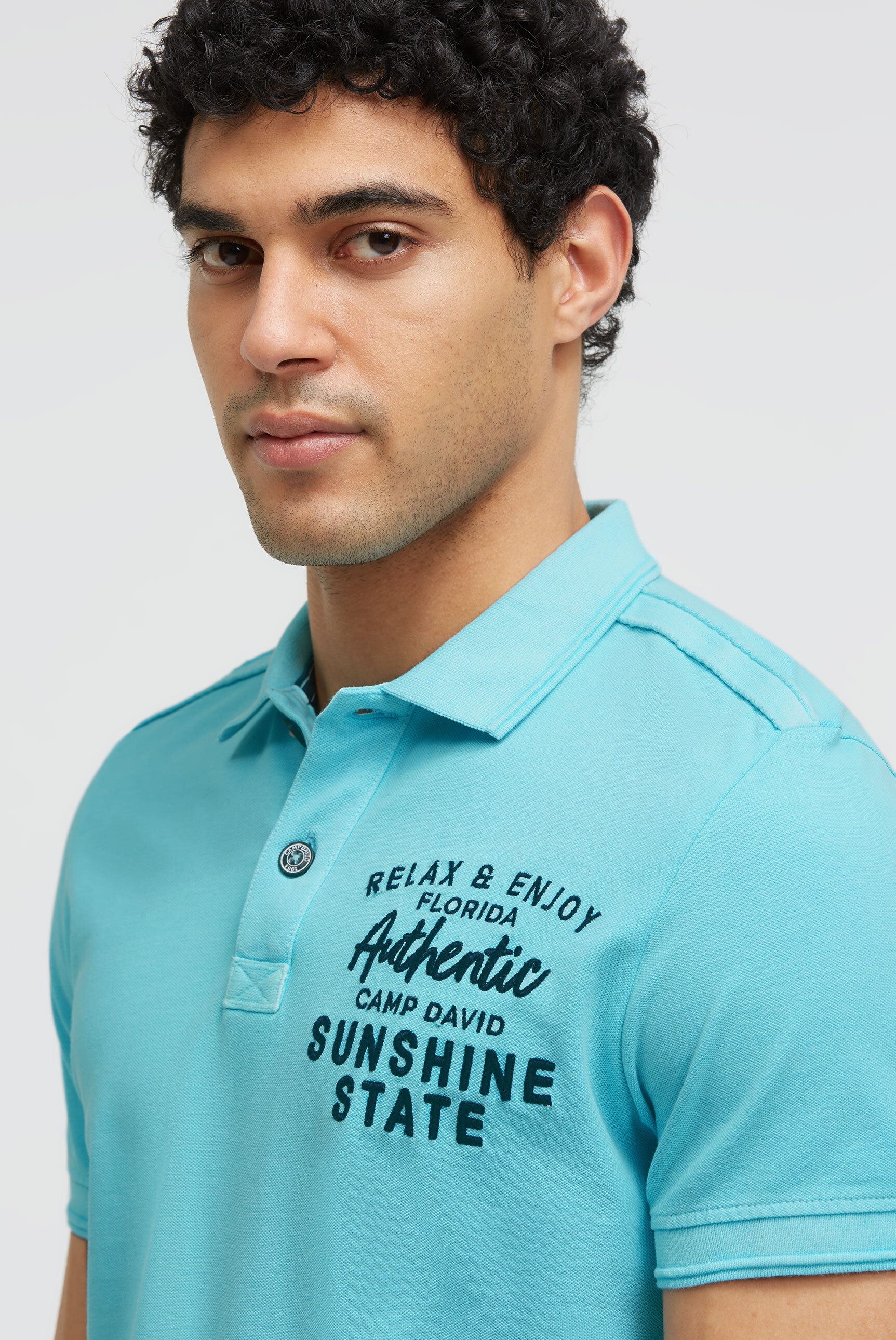 CAMP DAVID Poloshirt aus Baumwolle