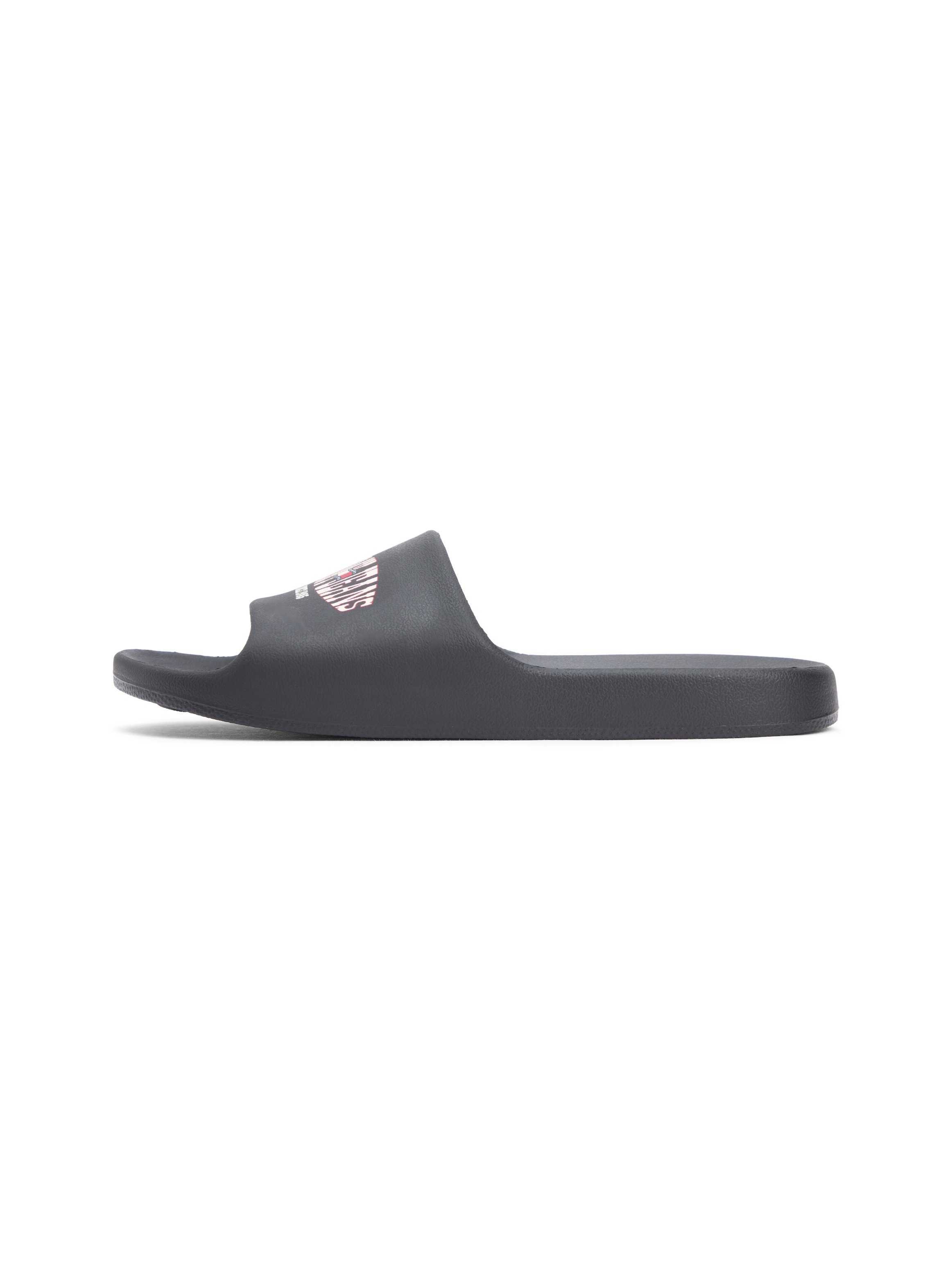 Tommy Jeans Pantolette »TJM INJECTED SANDAL«  Sommerschuh, Strandschuh, Flat mit Logoemblem - in schmaler Form