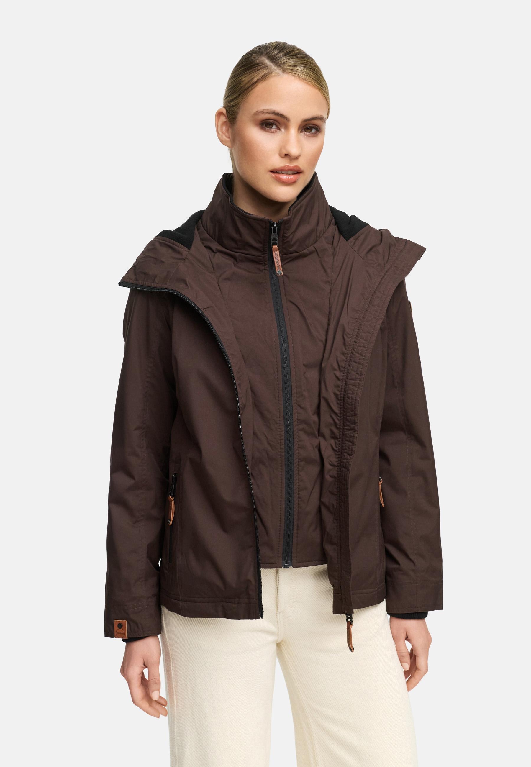 Marikoo Outdoorjacke »Erdbeere«, mit Kapuze, sportliche Funktionsjacke mit Kapuze