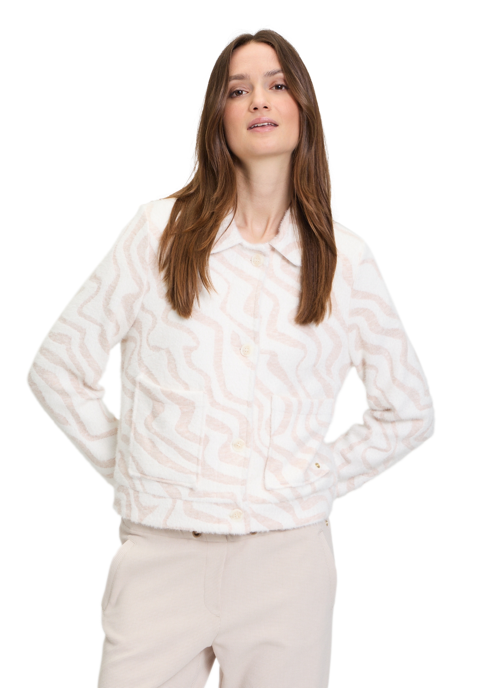 Betty&Co Canvasjacke "Betty & Co Damen Casual-Jacke langarm" günstig online kaufen