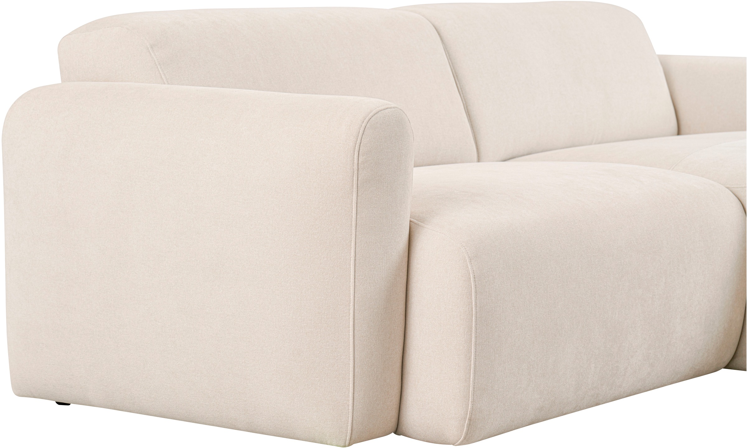 andas Ecksofa »Myrland«, Breite 232 cm, Chenille, Easy Clean Stoff, mit Kaltschaum