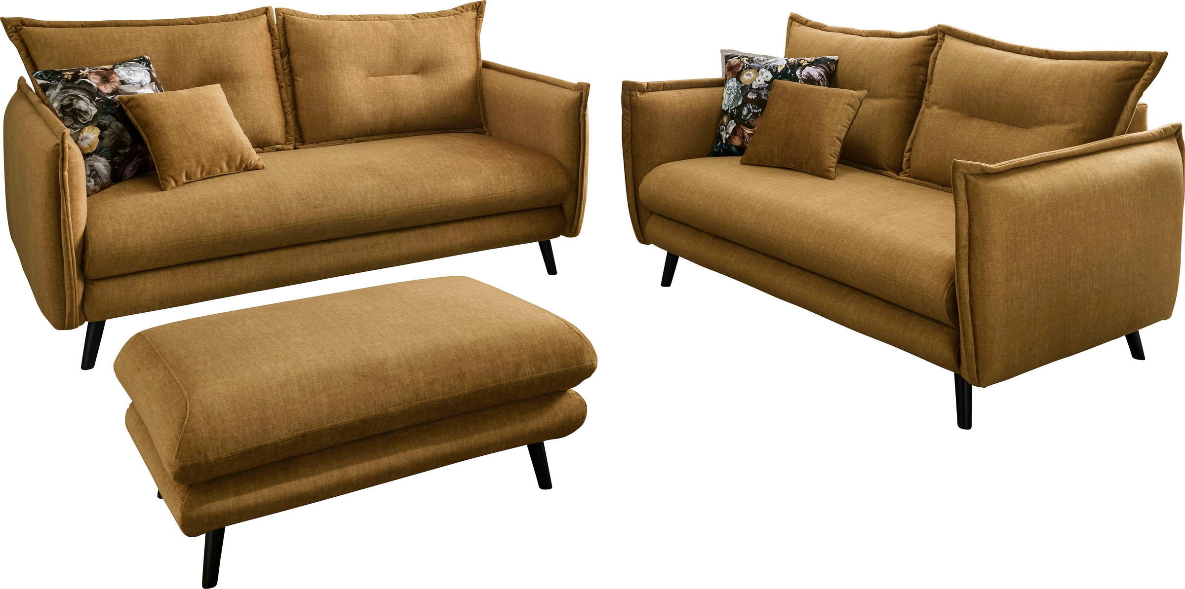 Home affaire 3-Sitzer "Lazio" inklusive 1 Stk. Wende- und 1 Stk. Zierkissen günstig online kaufen