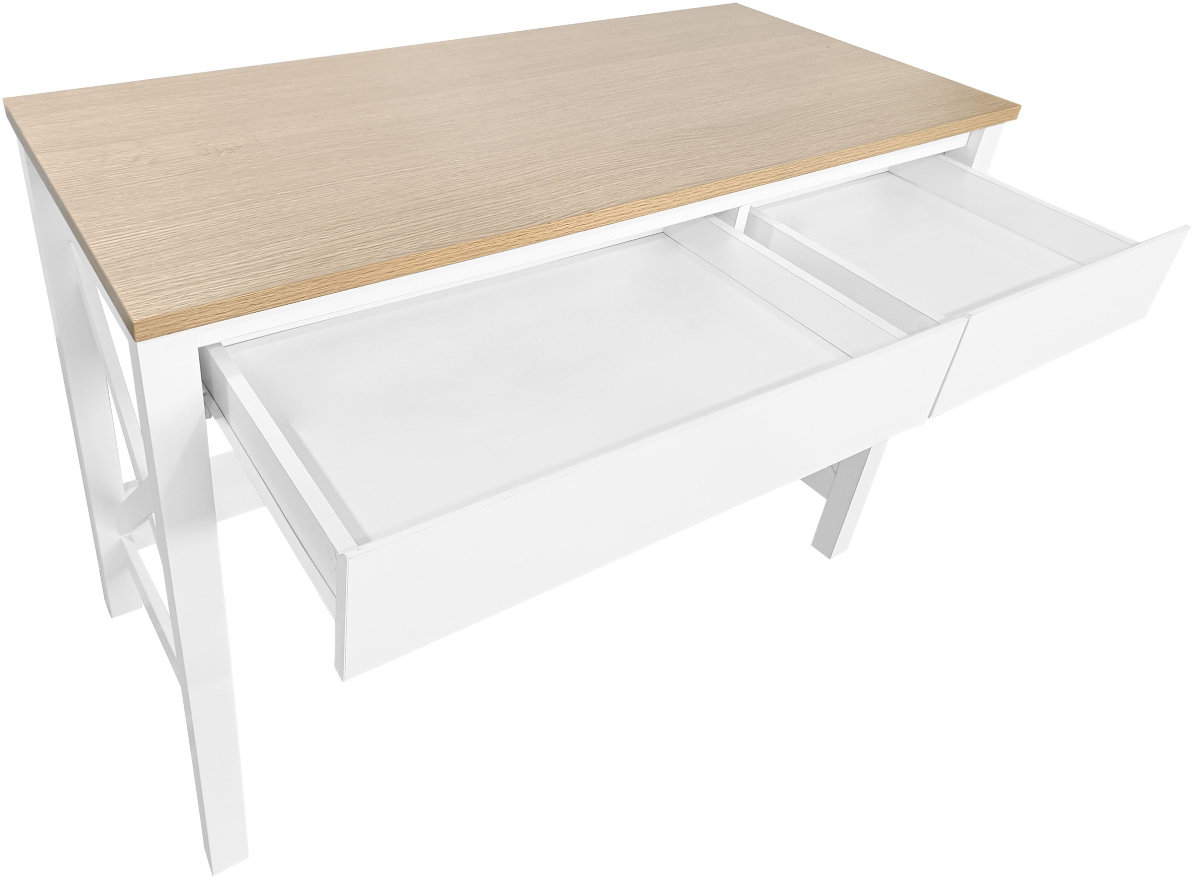 Thumbnail - OTTO home Schreibtisch "Silba" 2 Schubladen, Landhausstil, Home Office, Breite 100 oder 140 cm