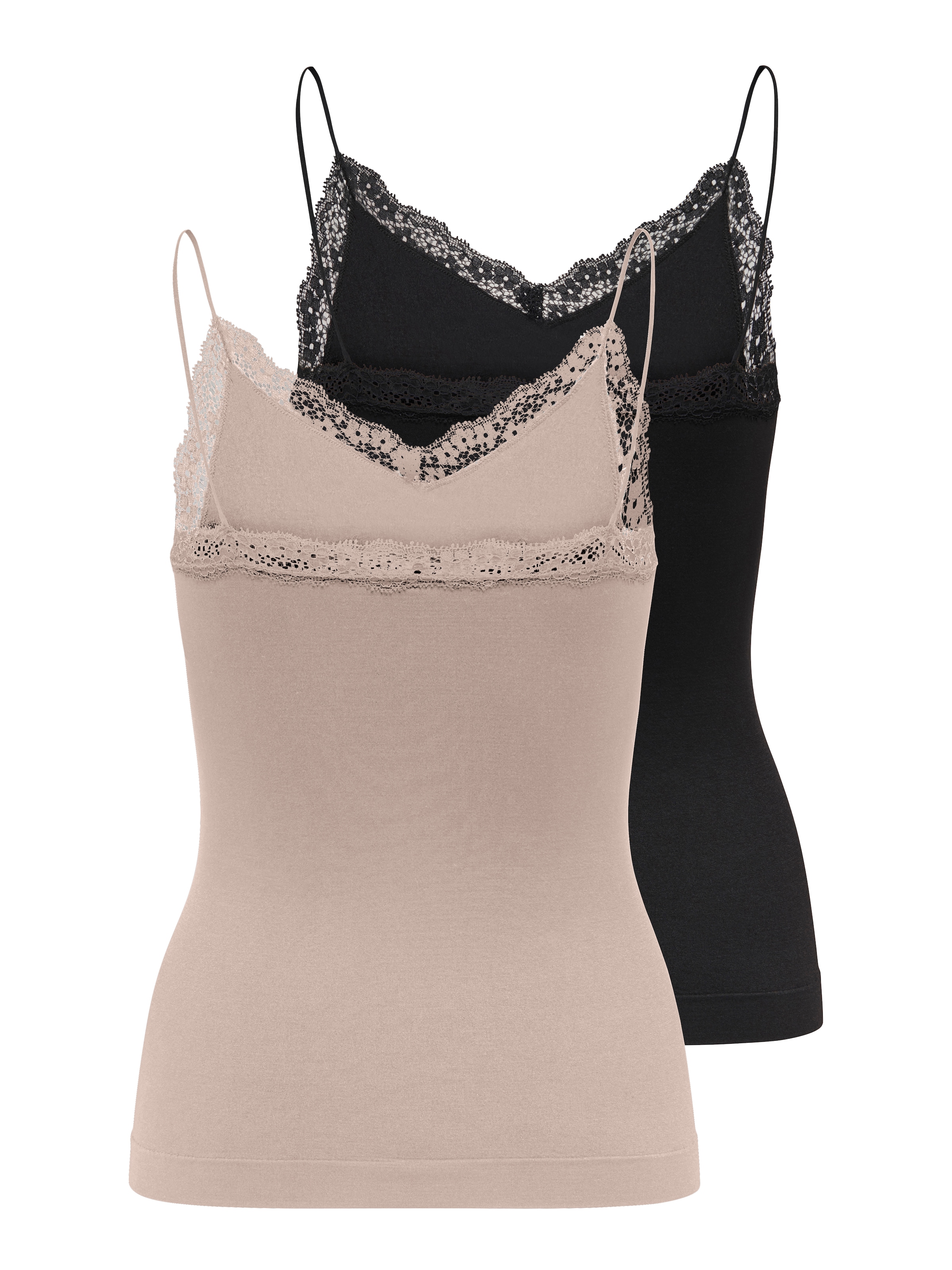 ONLY Trägertop "ONLVICKY LACE BASIC 2-PACK SEAMLESS TOP", (Packung, 2 tlg.) günstig online kaufen