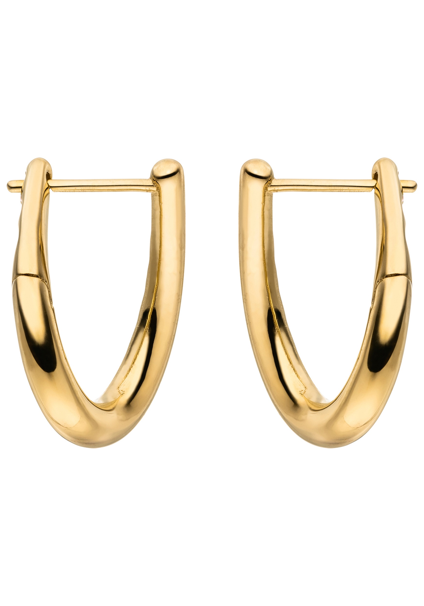 JOBO Paar Creolen »Ohrringe Tropfen 19 mm« 8 Karat 333 Gold