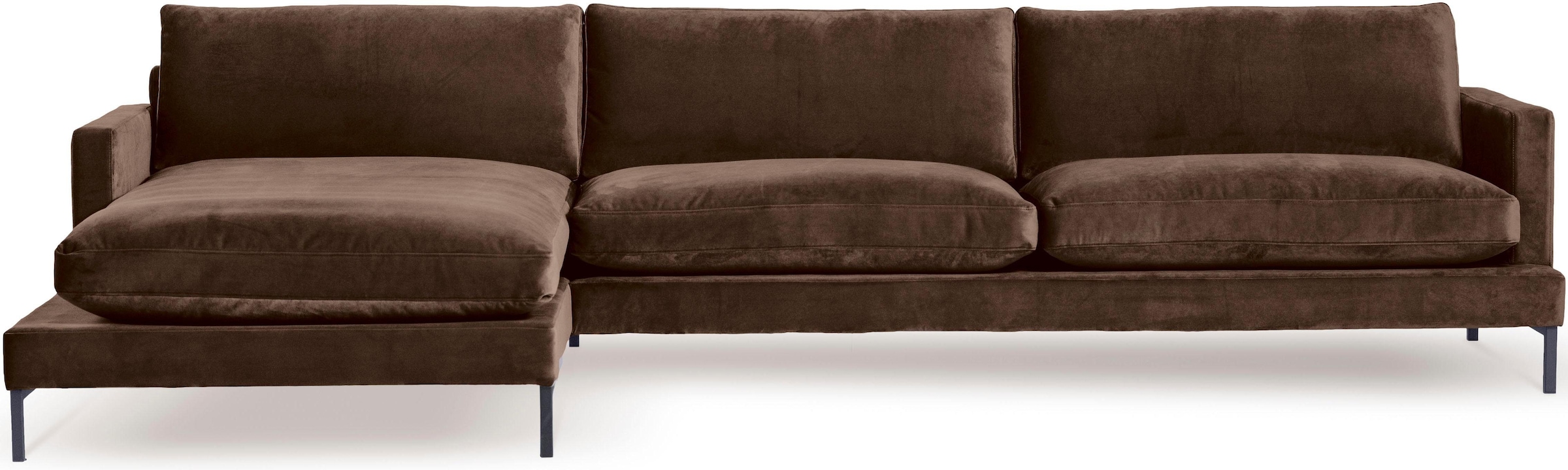 andas Ecksofa "Welland" Ecksofa "Welland" in Knautsch-Optik mit Metallfüßen
