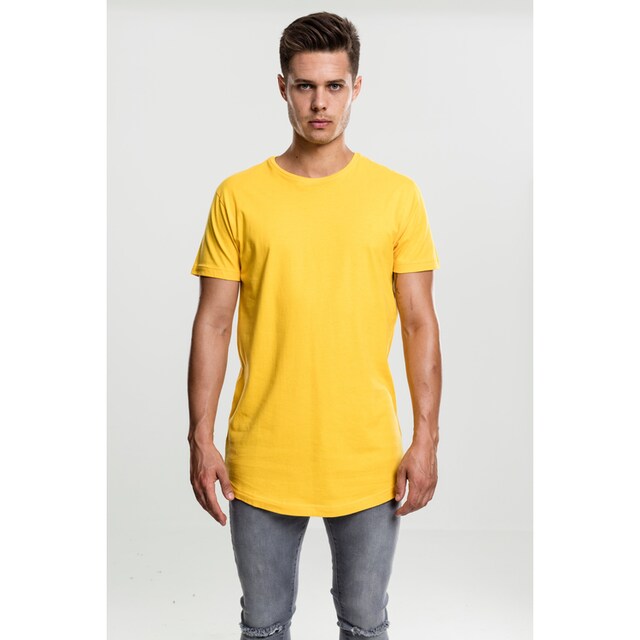 URBAN CLASSICS Kurzarmshirt »Herren Shaped Long Tee«, (1 tlg.) ▷ kaufen |  BAUR