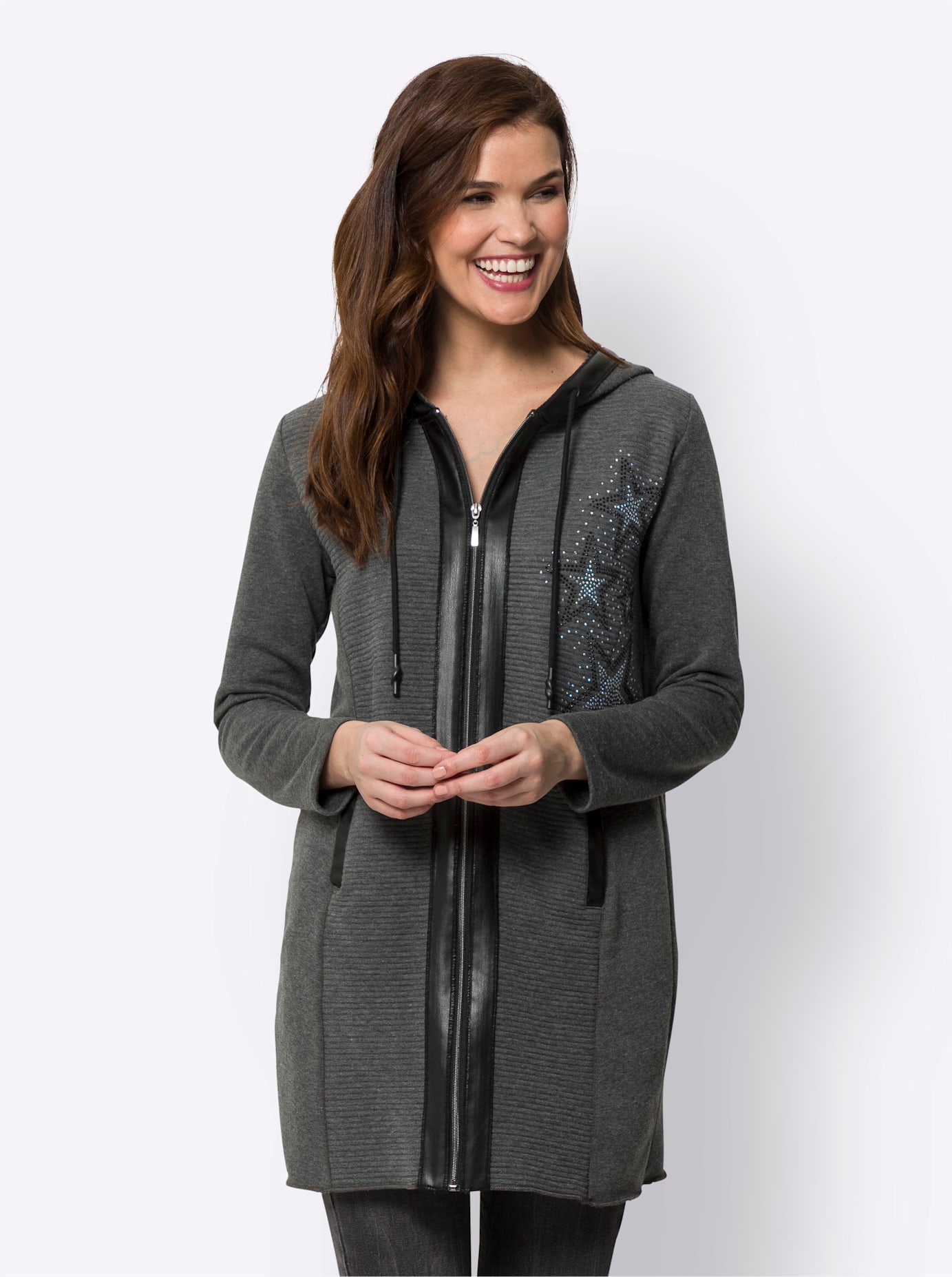 Thumbnail - heine Shirtjacke "Sweatshirtjacke", (1 tlg.)