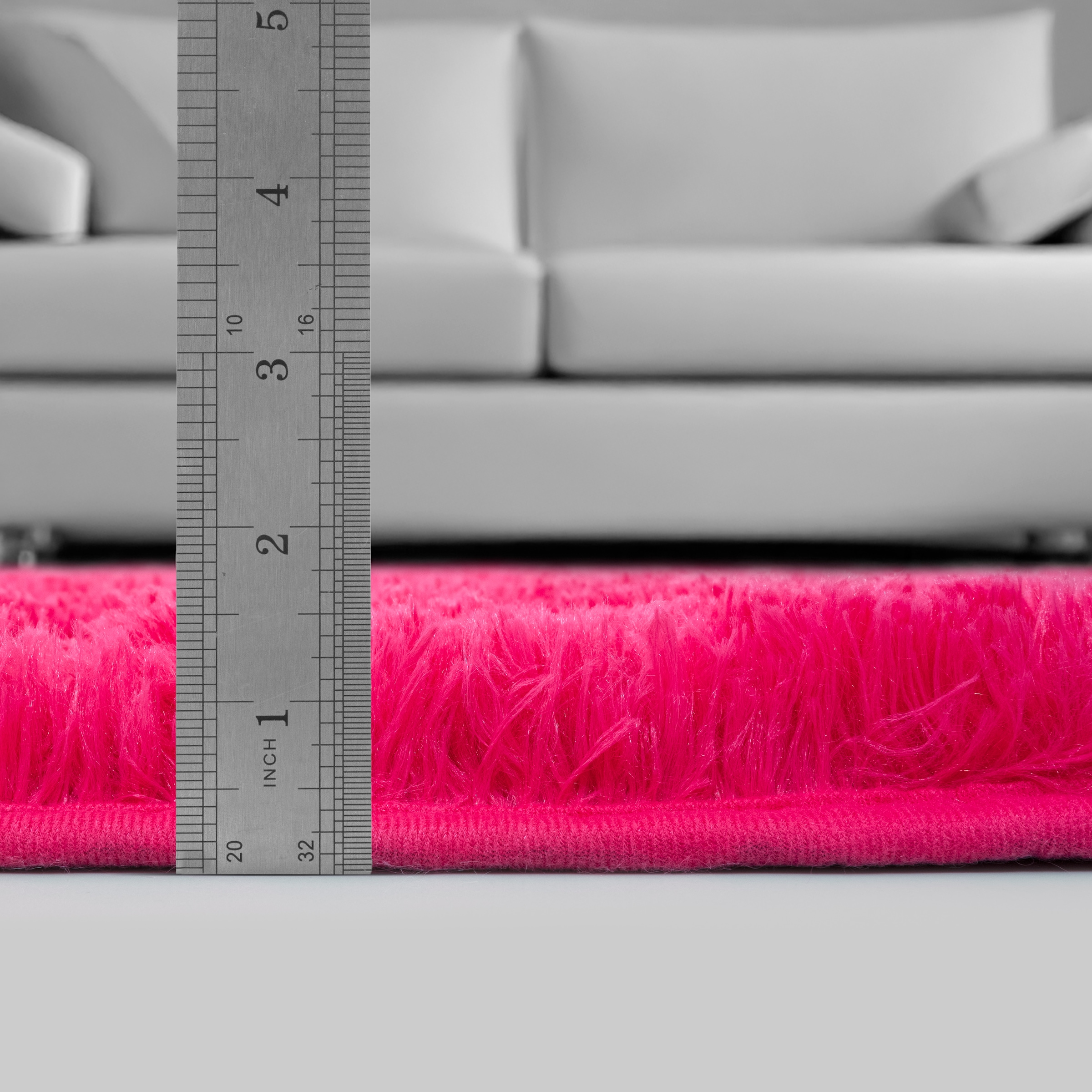 merinos Teppich »Fluffy Shaggy«, rechteckig, 35 mm Höhe, Flauschiger Hochflor Teppich, Wohnzimmer, Anti-Rutsch Unterseite