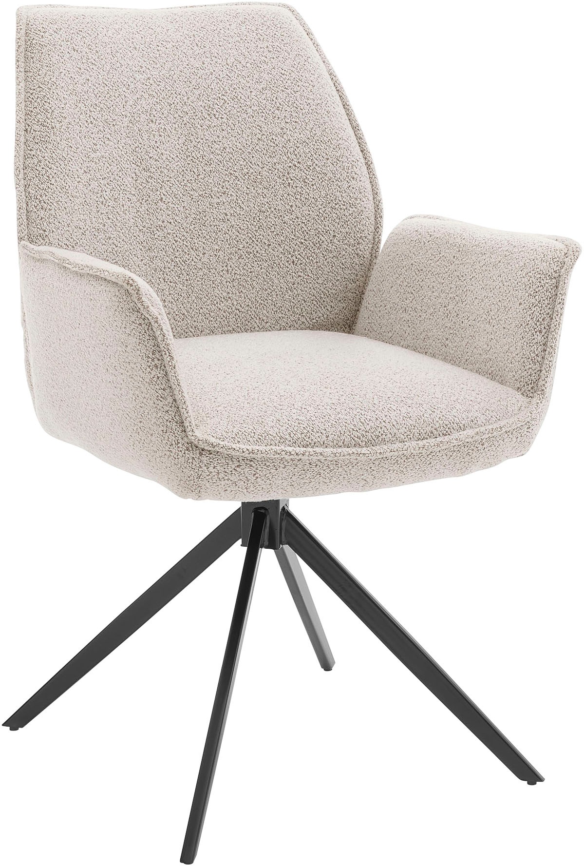 Musterring Esszimmerstuhl "Tiama", (Set), 2 St., Bouclé, Stativgestell aus günstig online kaufen