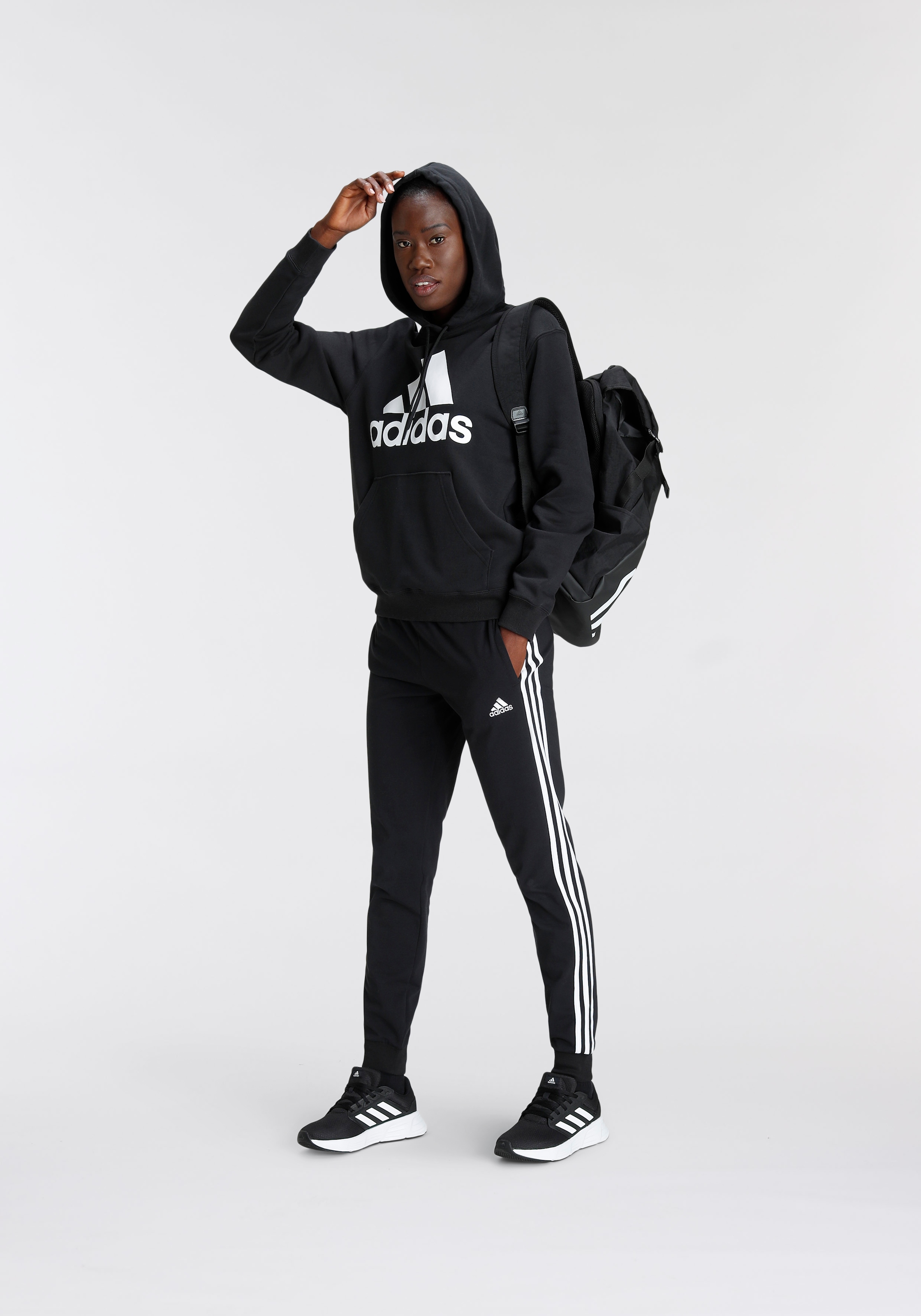 LOGO HOODIE« | adidas TERRY FRENCH Sportswear online Kapuzensweatshirt bestellen REGULAR »ESSENTIALS BAUR BIG