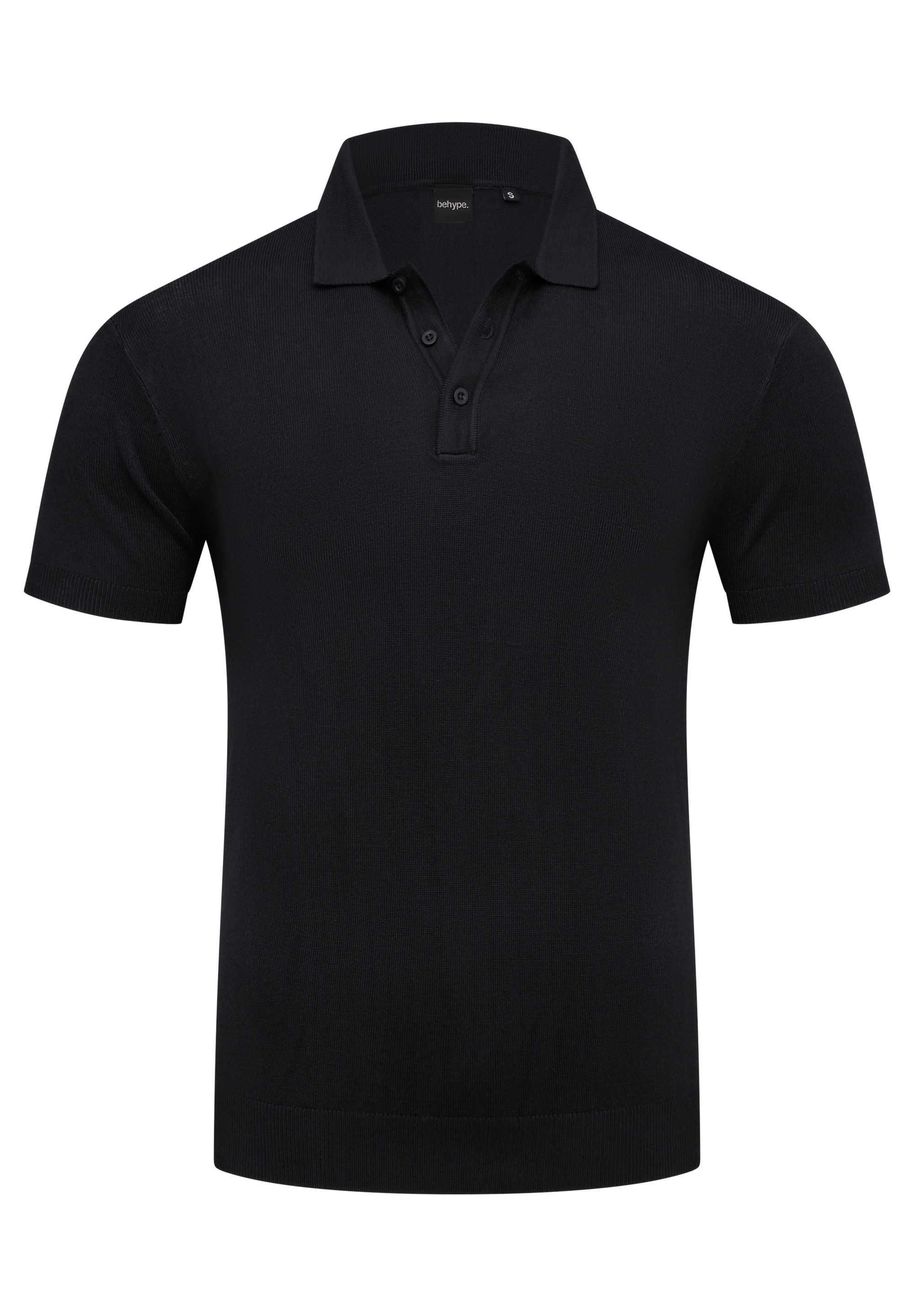 behype Poloshirt »KP-100 Knit Polo«, im klassischen Design